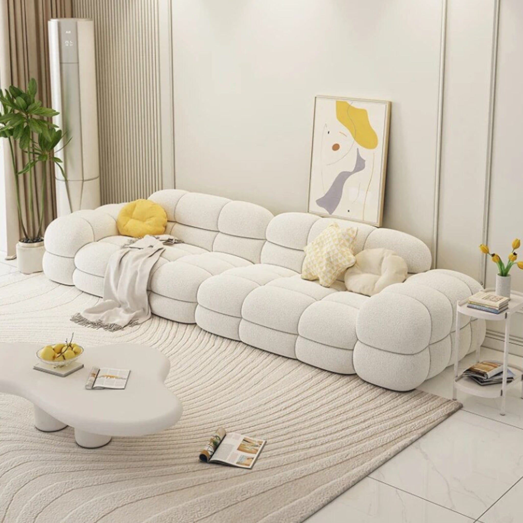 Fabien Sofa Sofa Two Seater White 