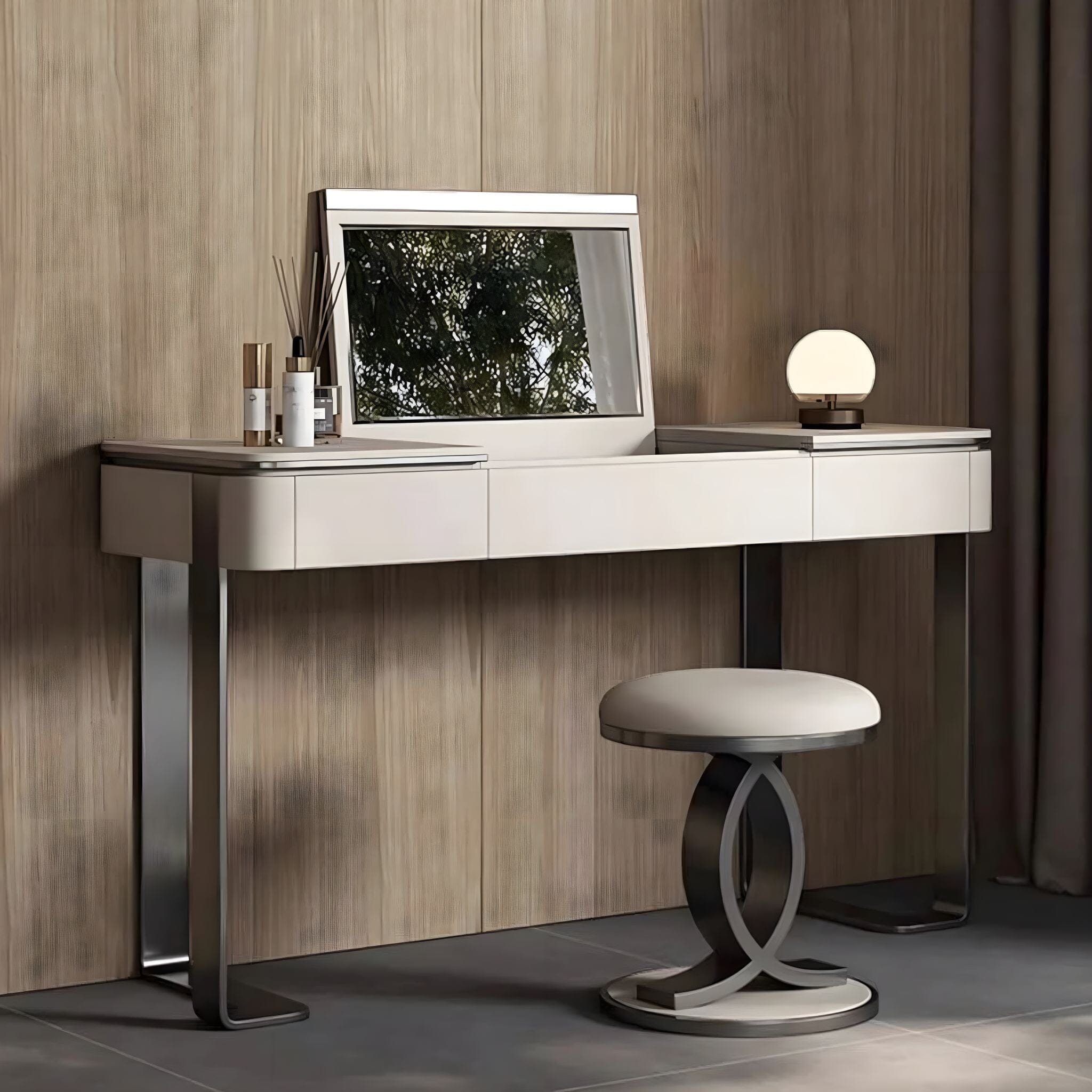Nordic Makeup Dressing Table European Luxury with Drawer Storage — free download