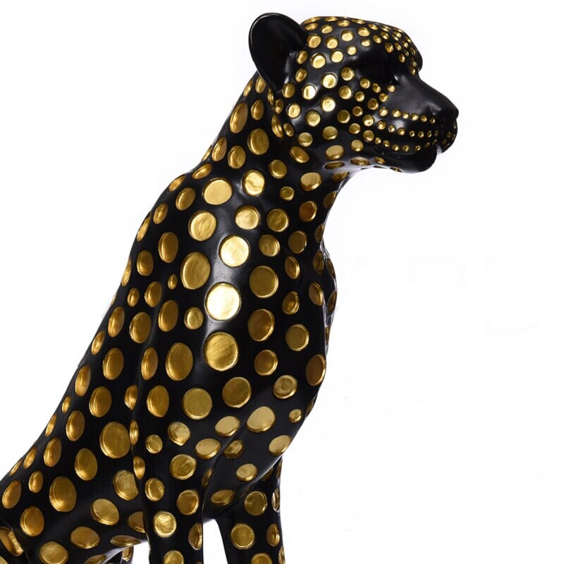 Leopard Statue Decor 