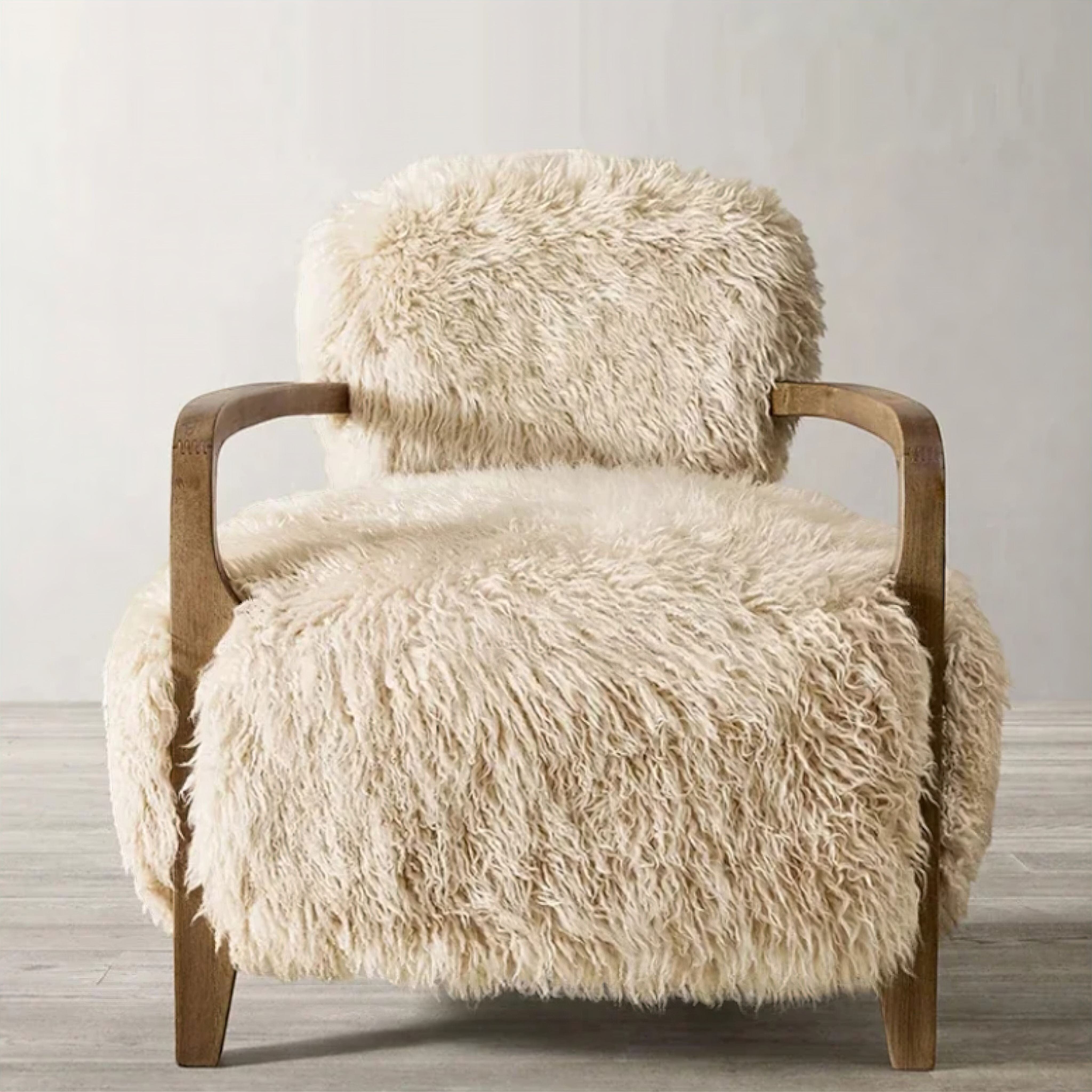 Nordic Fabric Living Room Chair Victoria Queen