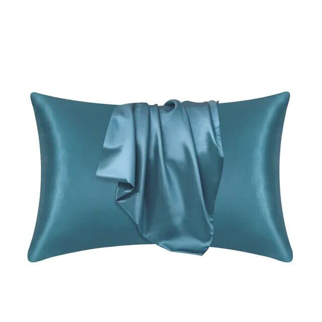 100% Natural 25-Momme Mulberry Silk Pillow Case Bed Moonlight Blue 51cm x 66cm 