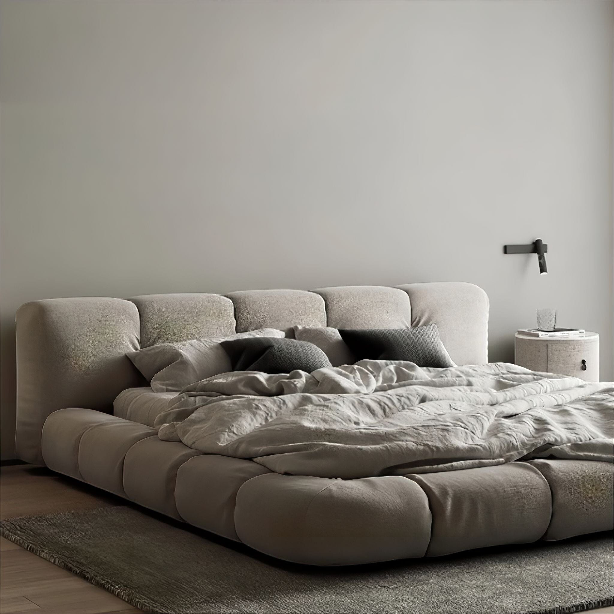 Abel Bed Mocha Grey King 