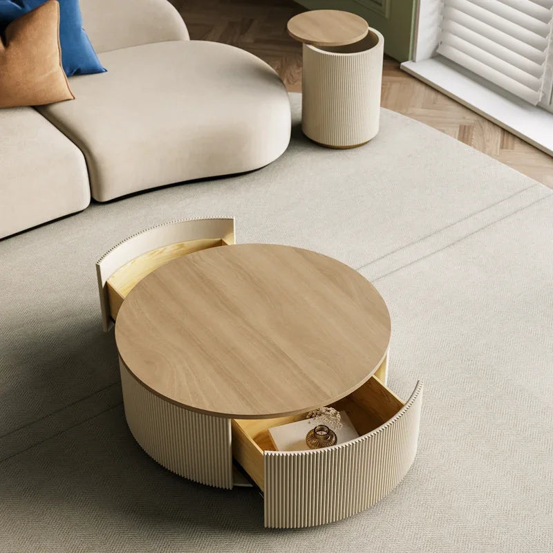 Aesthetic Nordic Coffee Table Modern Living Room Round Nordic Bedroom Table Simple Unique Muebles Para El Hogar Decoration 