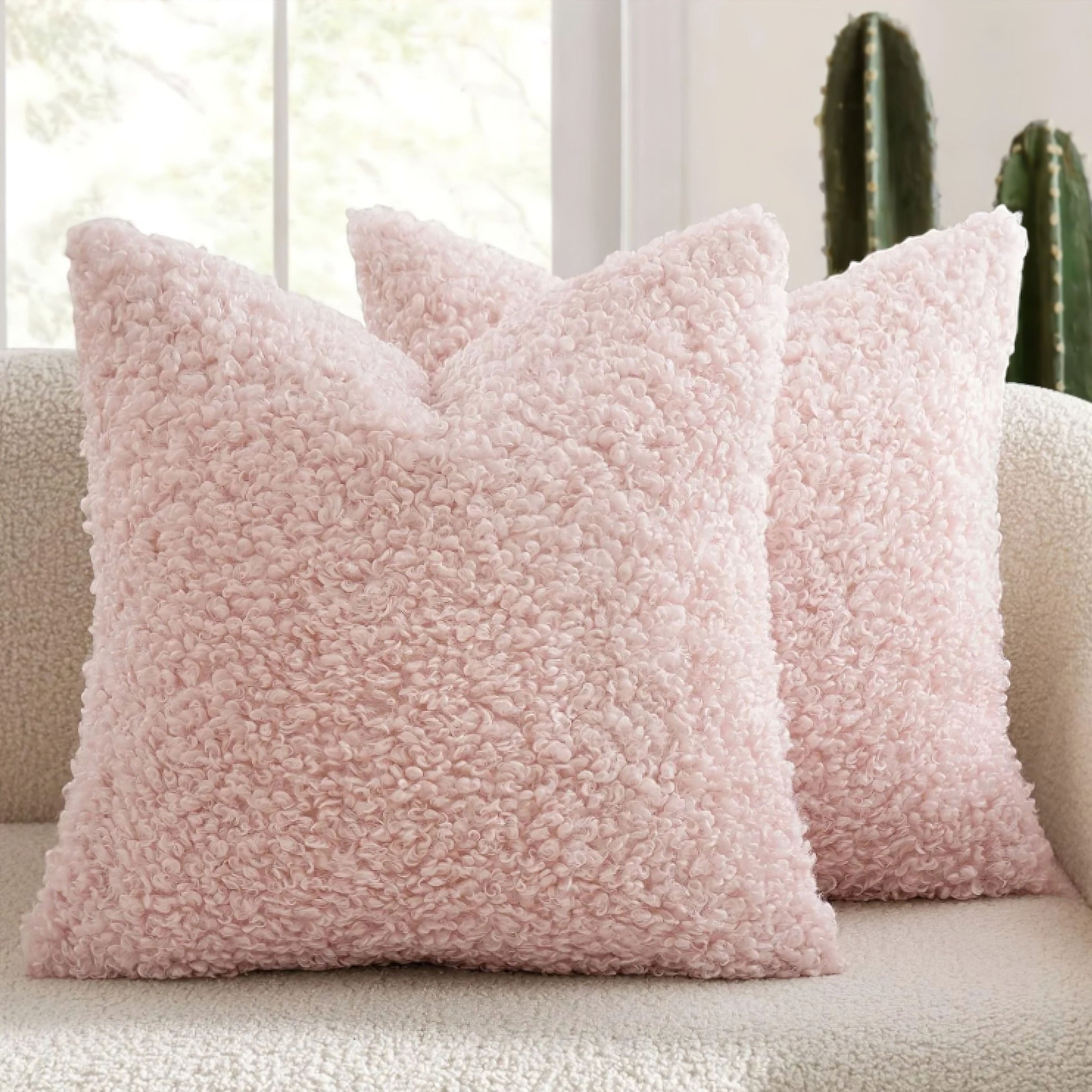 Alban Pillow Cover (JS) WB doesn't look good Pink 30 x 50cm 