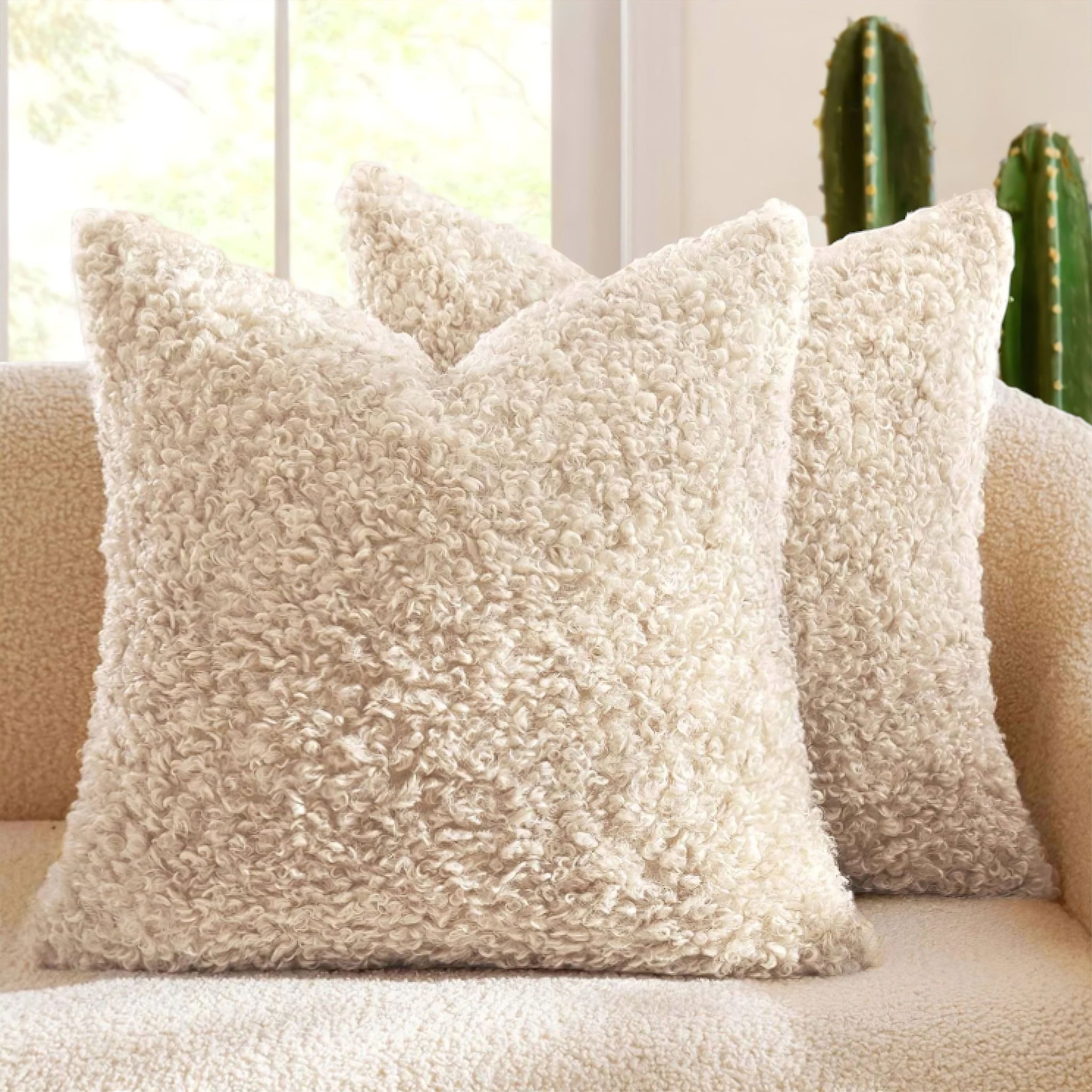 Alban Pillow Cover (JS) working White 30 x 50cm 