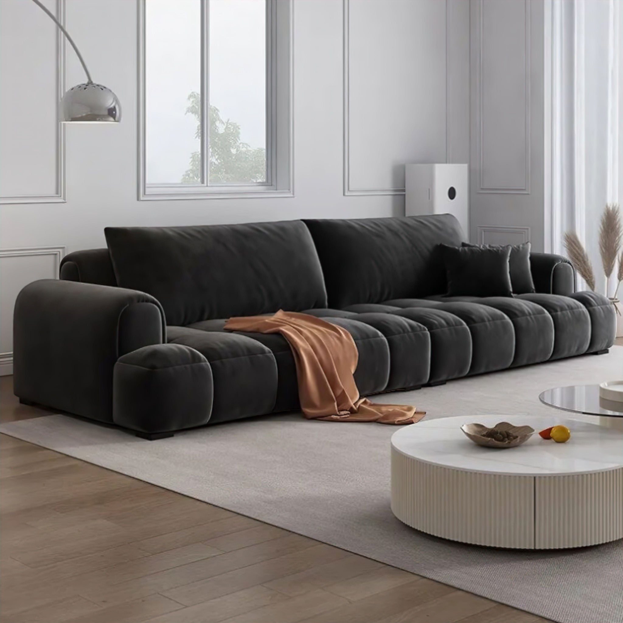 Alexis Sofa Sofa Black 210 x 100 x 85cm 