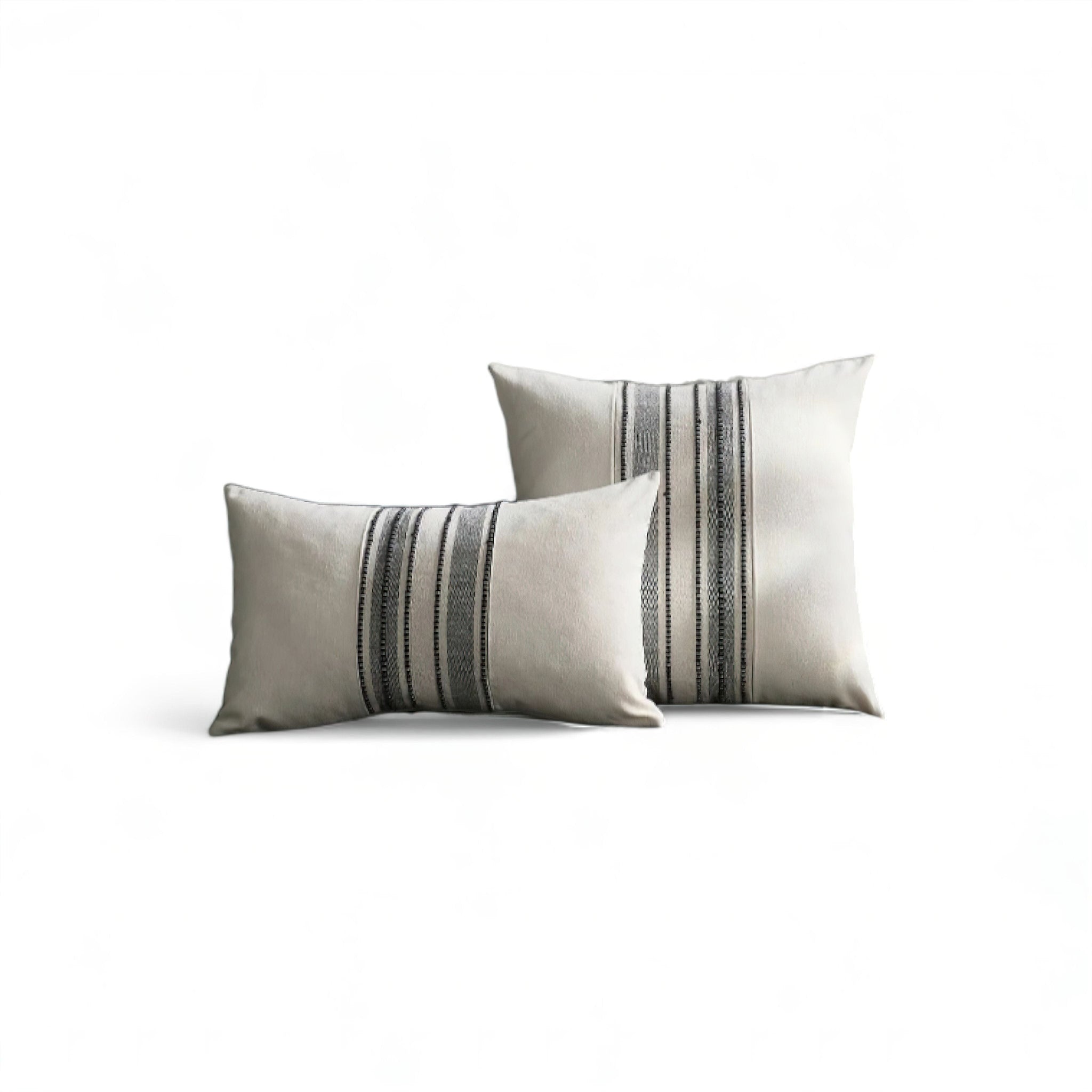 Aline Pillow Cover (JS) Black 30 x 50cm 