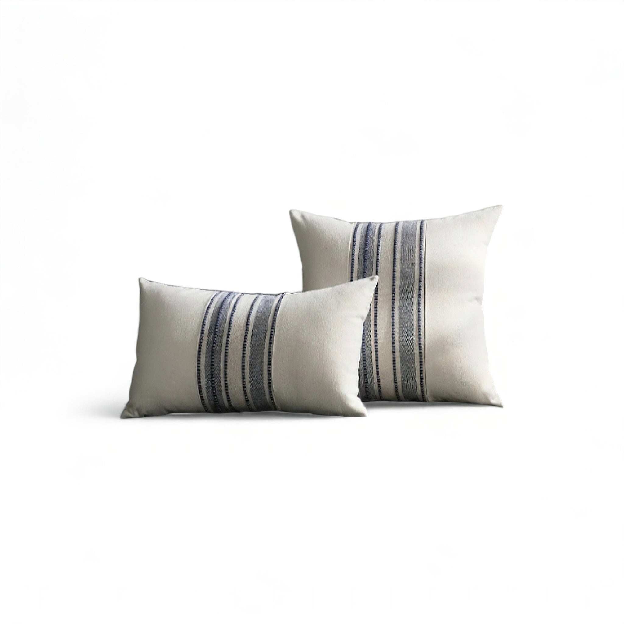 Aline Pillow Cover (JS) Blue 30 x 50cm 