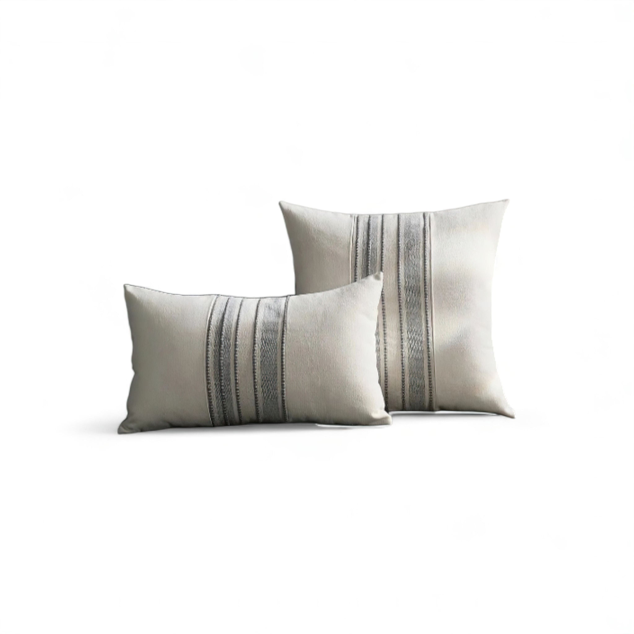 Aline Pillow Cover (JS) Grey 30 x 50cm 