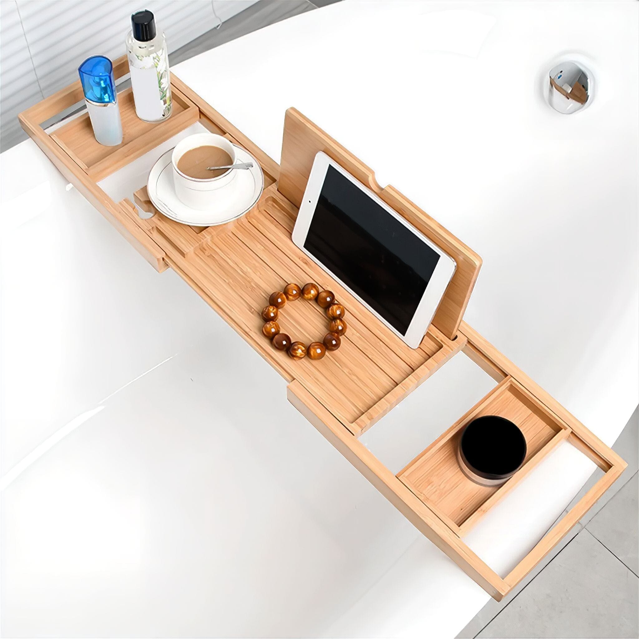 Ames Wooden Bathtub Caddy Bathroom Accessories 