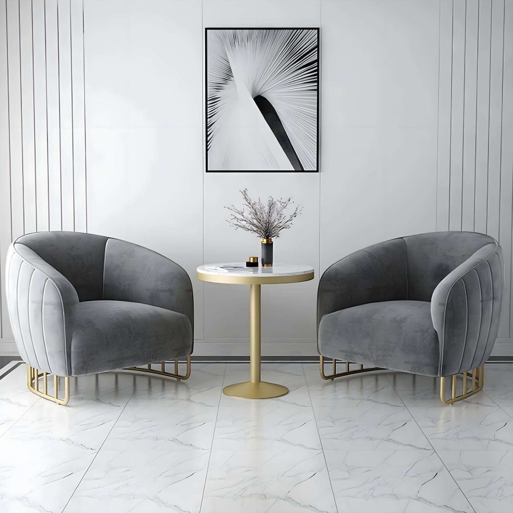 Angélique Occasional Chair Chair Grey 