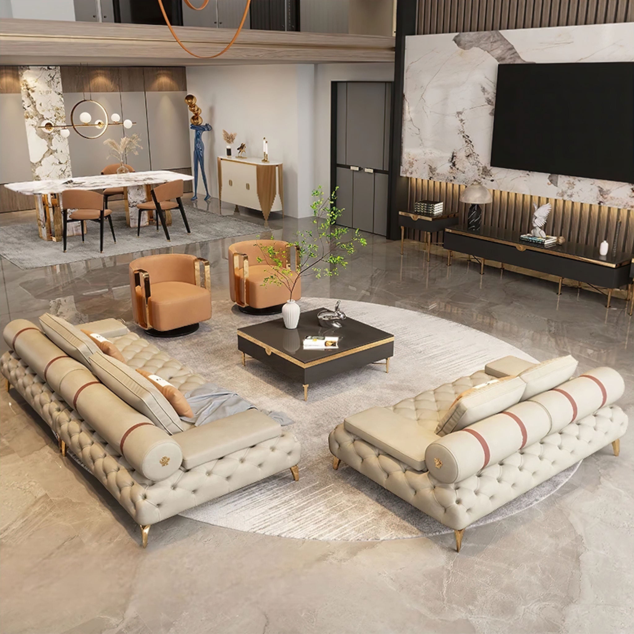 Anouk Sofa Collection Sofa 