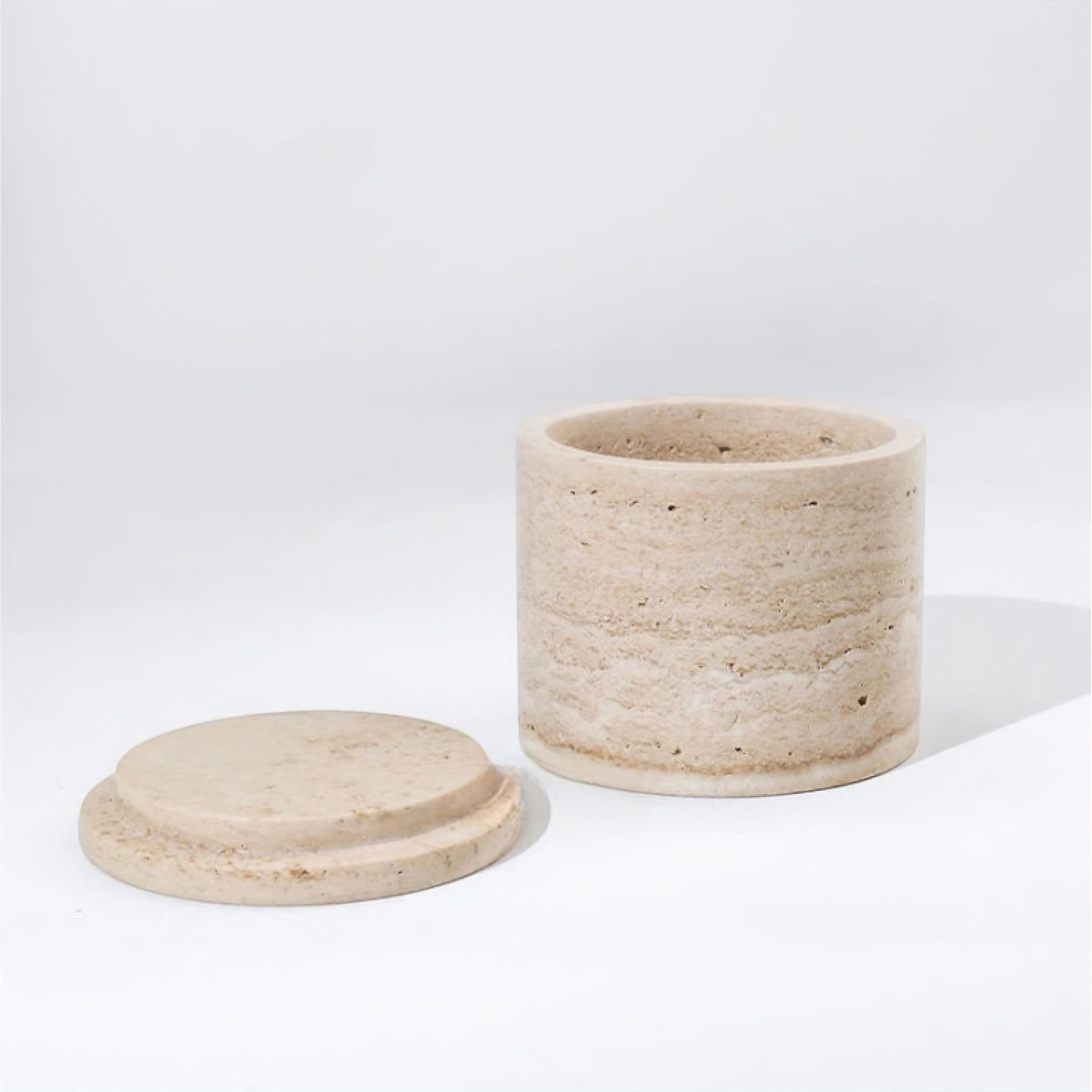 Ari Travertine Jar (JS) limited image available 