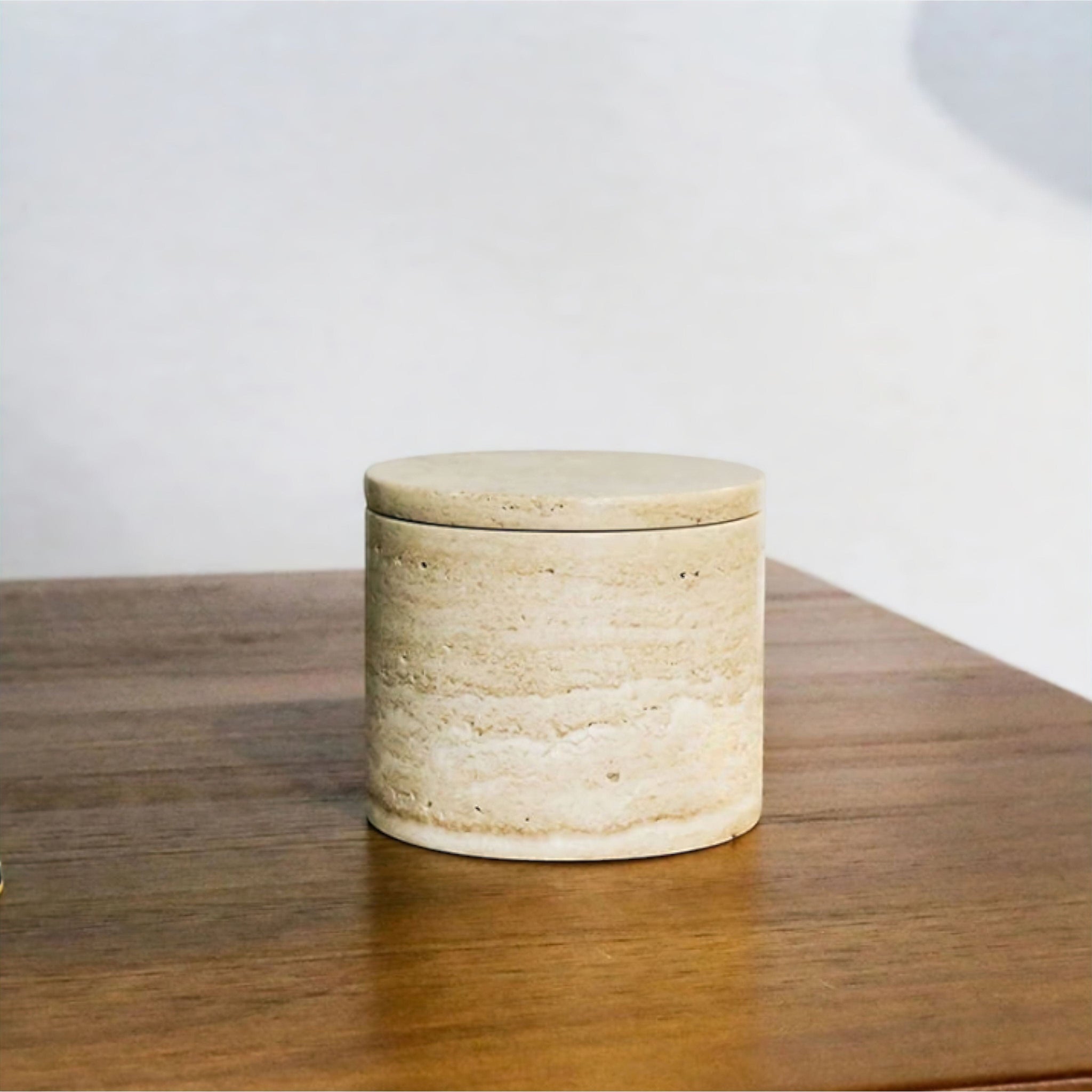 Ari Travertine Jar (JS) limited image available 