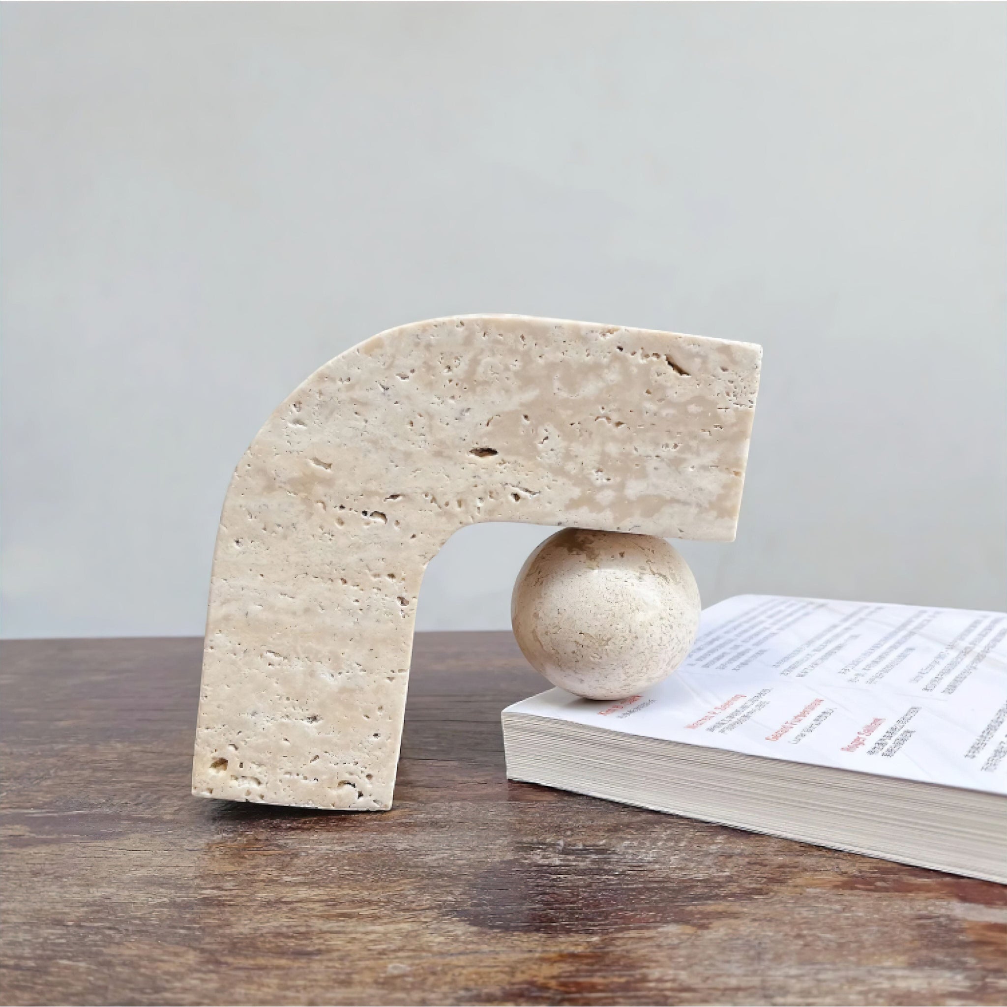 Ari Travertine Ornaments (JS) 