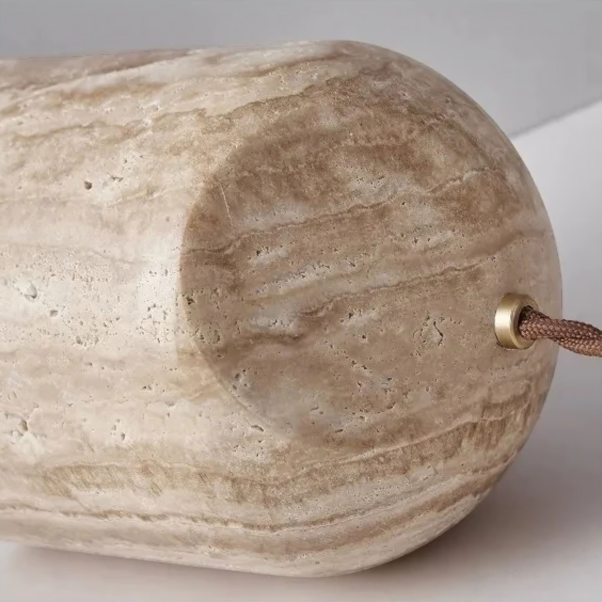 Ariane Travertine Lamp 
