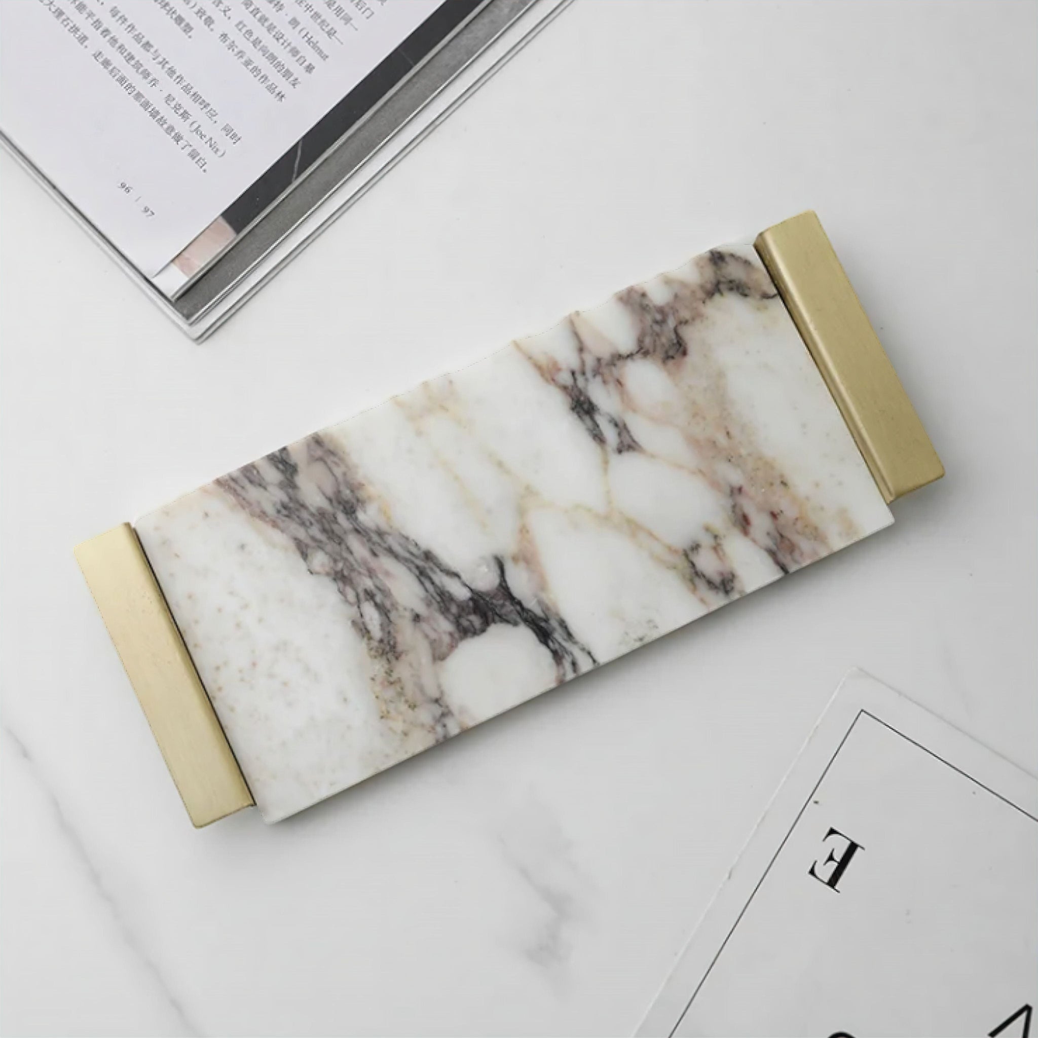 Augustus Marble Tray Decorative Trays Small 