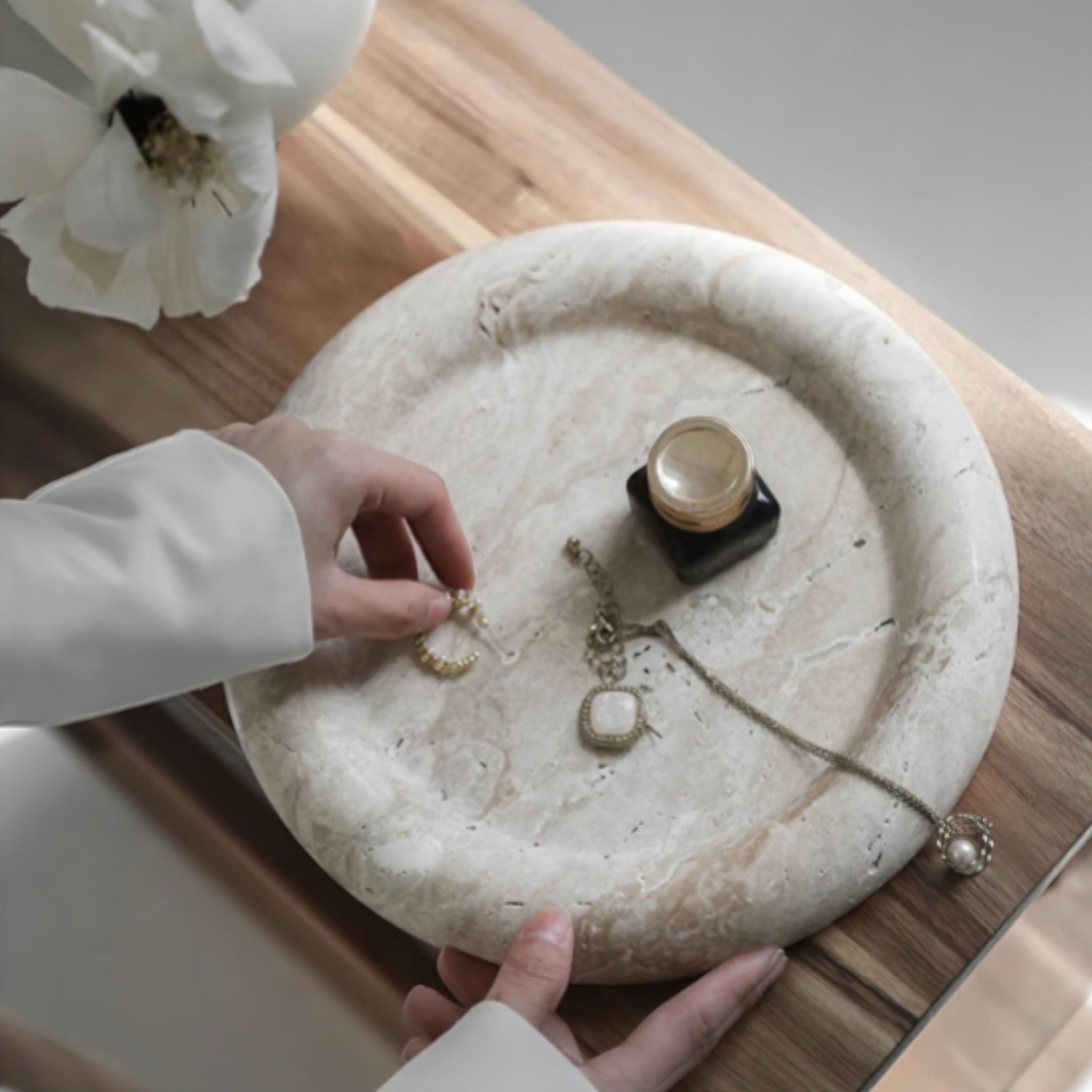 Beatriz Travertine Tray (JS) 