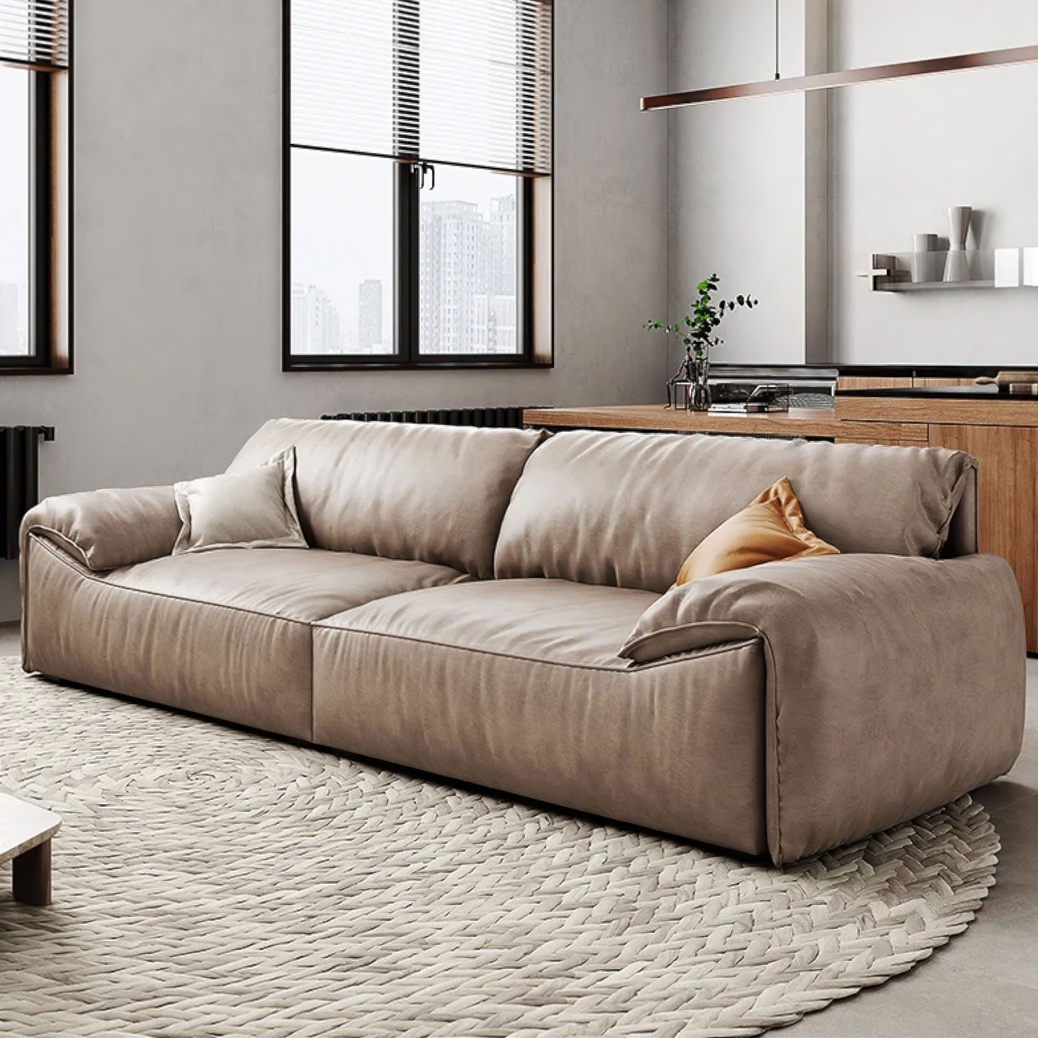 Bertina Sofa 120cm Tan 