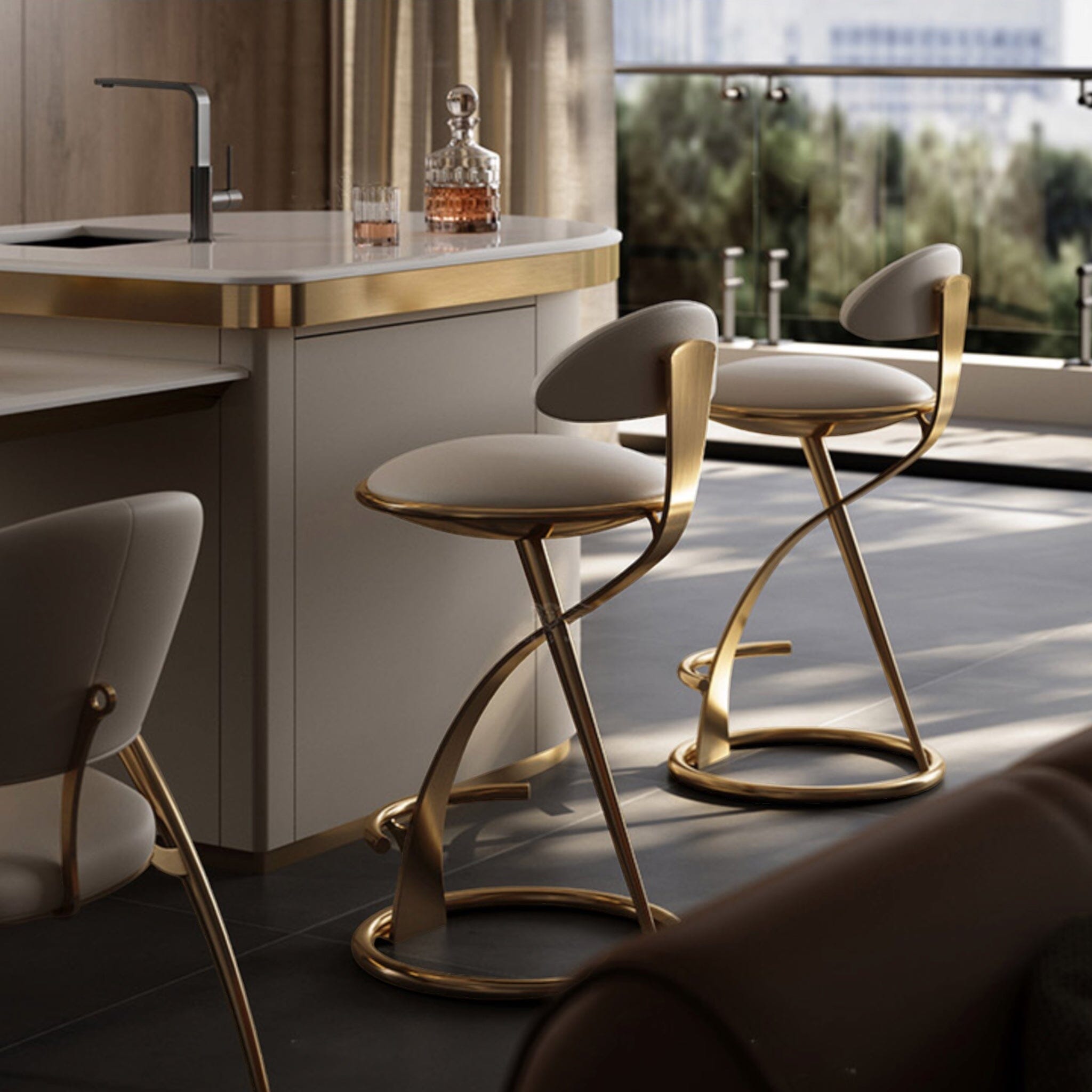 Ultra Modern Bar Stools |Dining Chairs | Luxury Furniture | Home Living ...