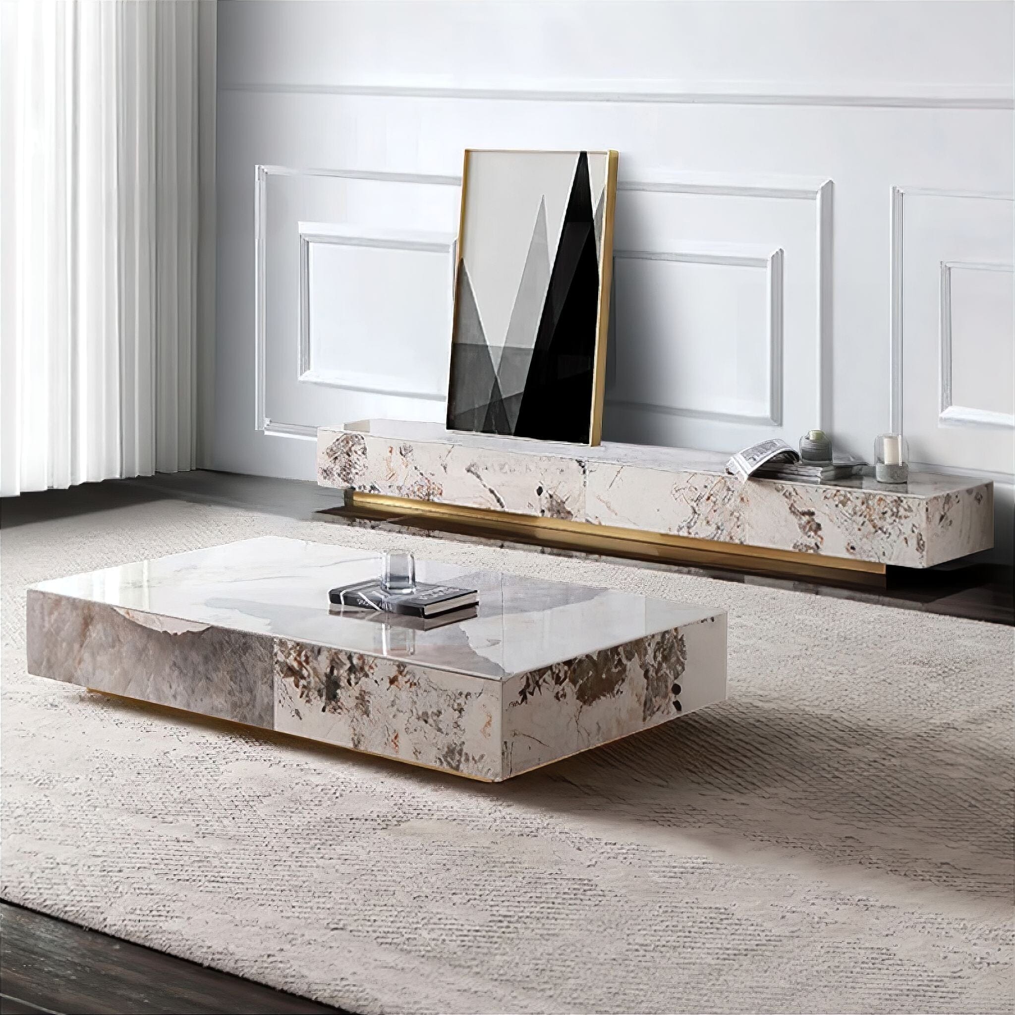 Brunella Slate TV Cabinet 