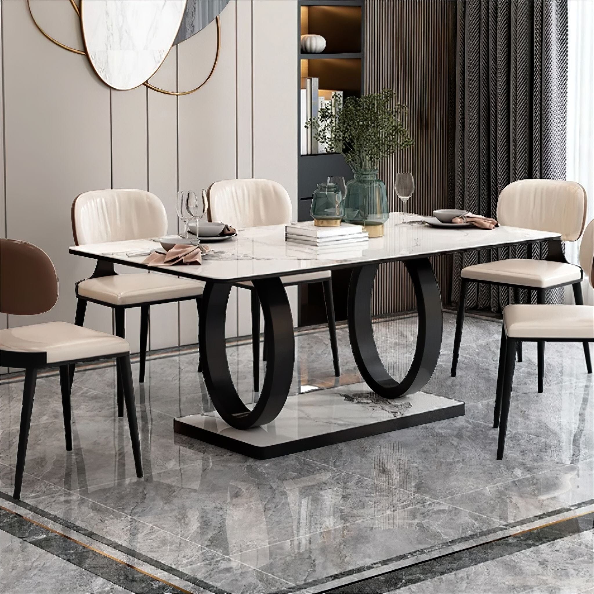 Caprice Dining Table 140cm Black 