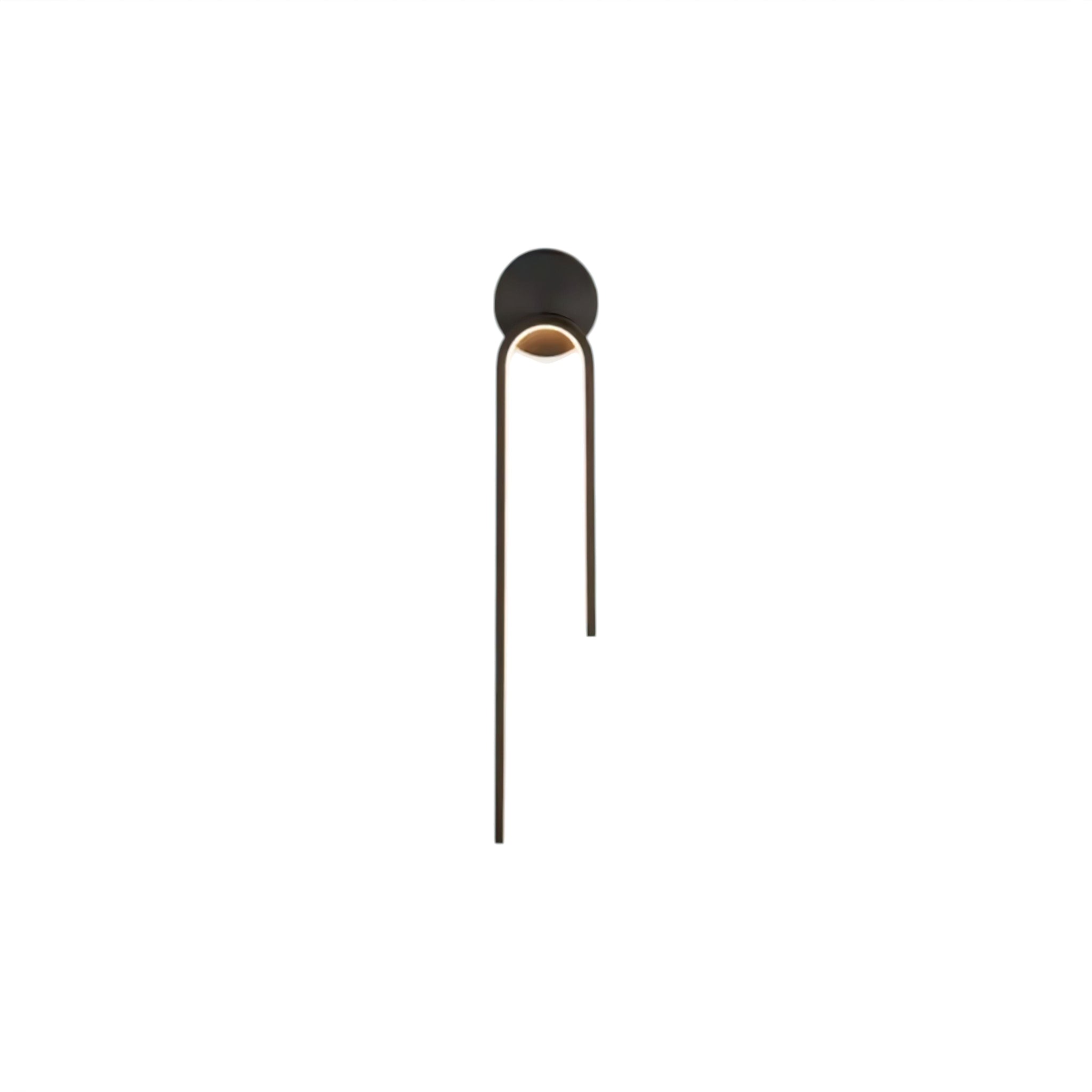 Cesare Wall Light (JS) Black Left Warm White