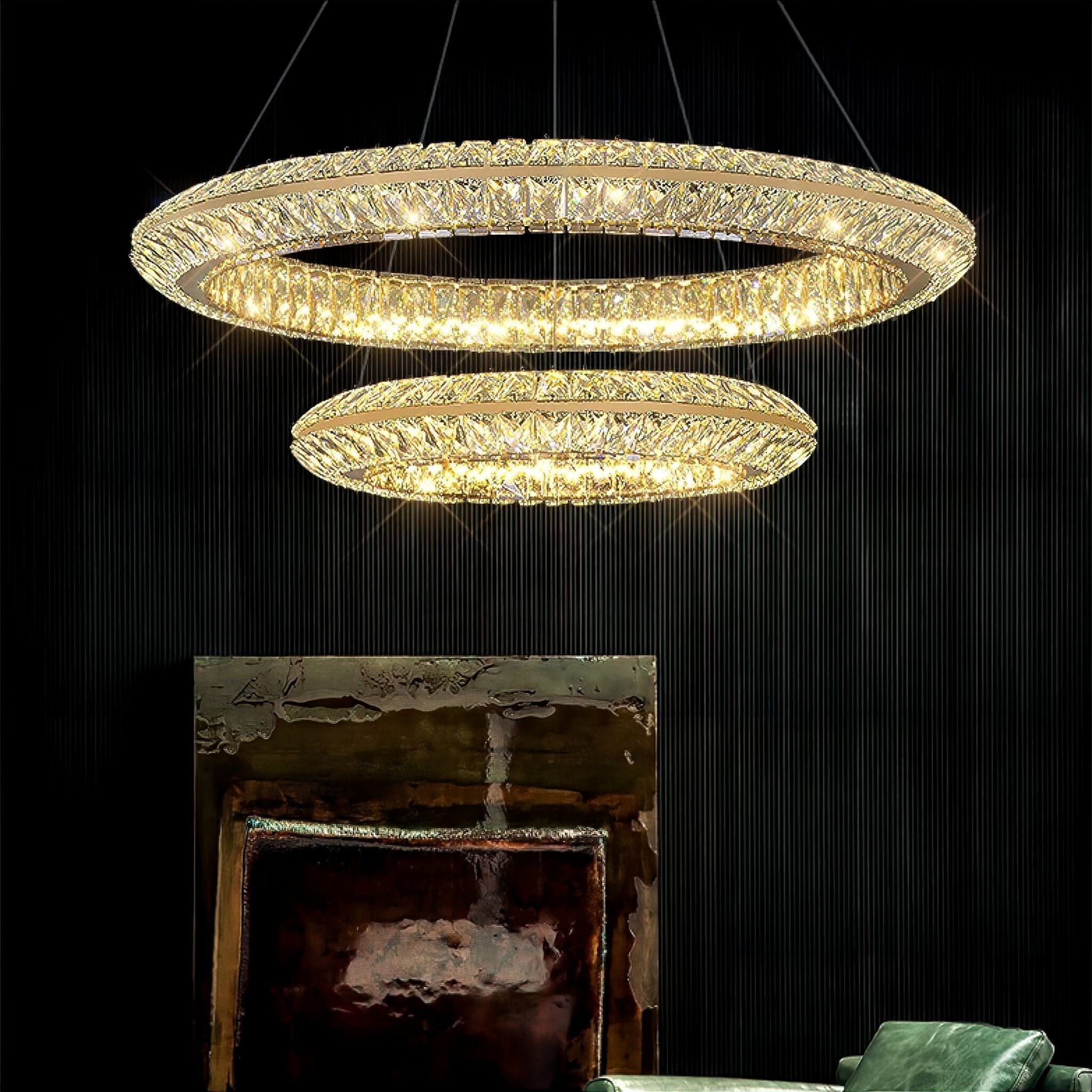 Charles-Edouard Crystal Chandelier 
