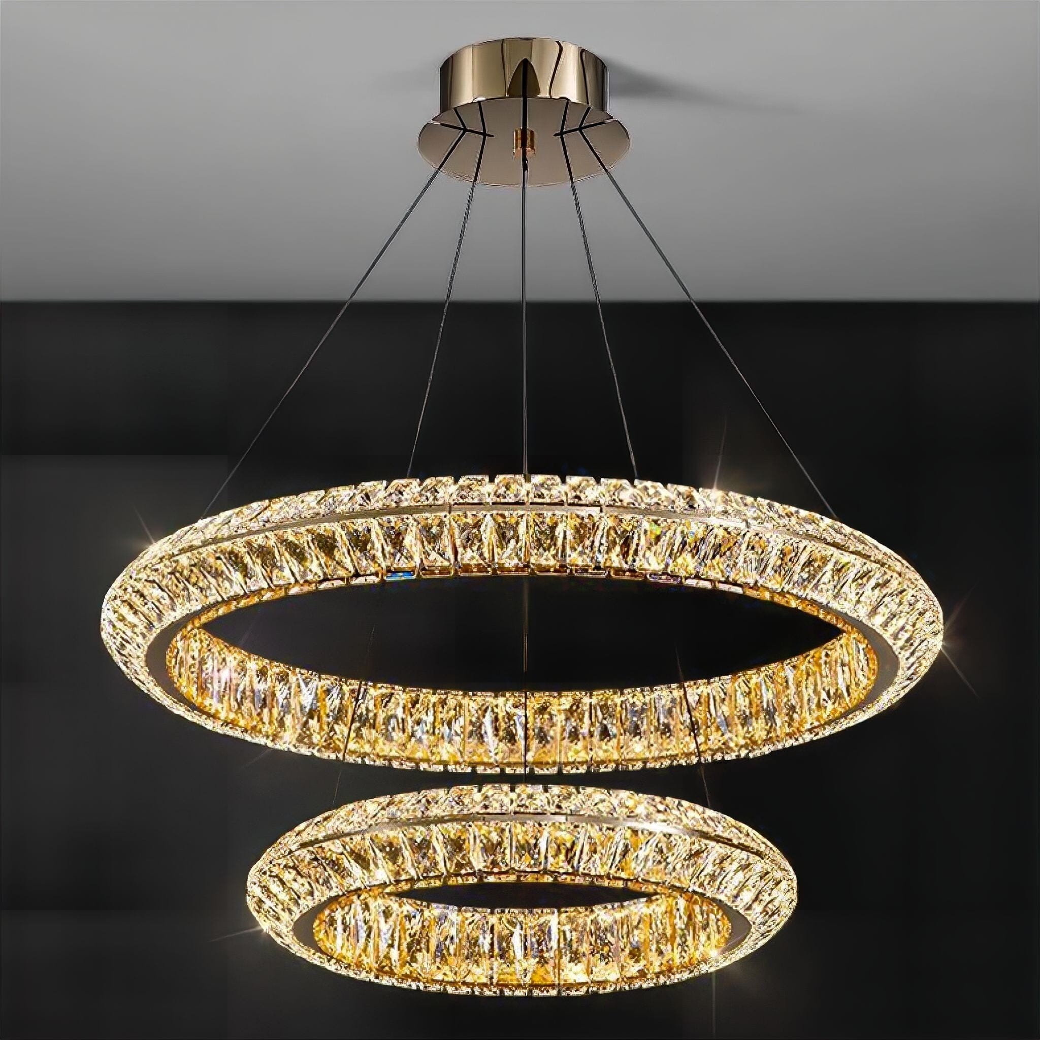 Charles-Edouard Crystal Chandelier 