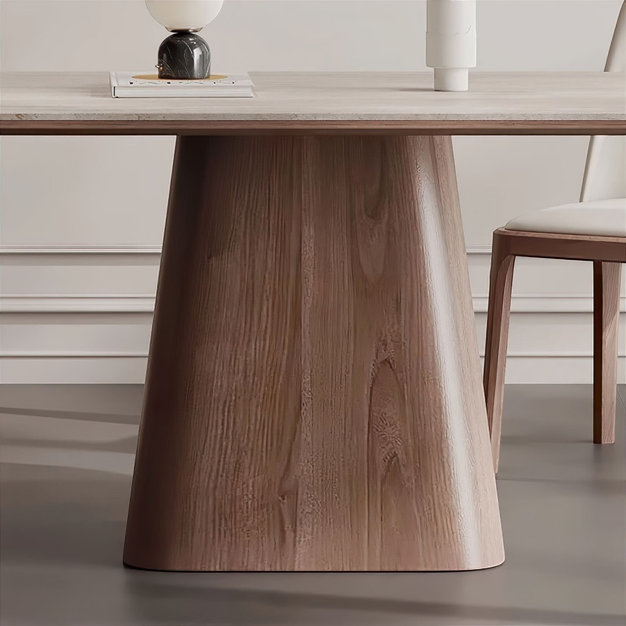 Charles Travertine Dining Table 