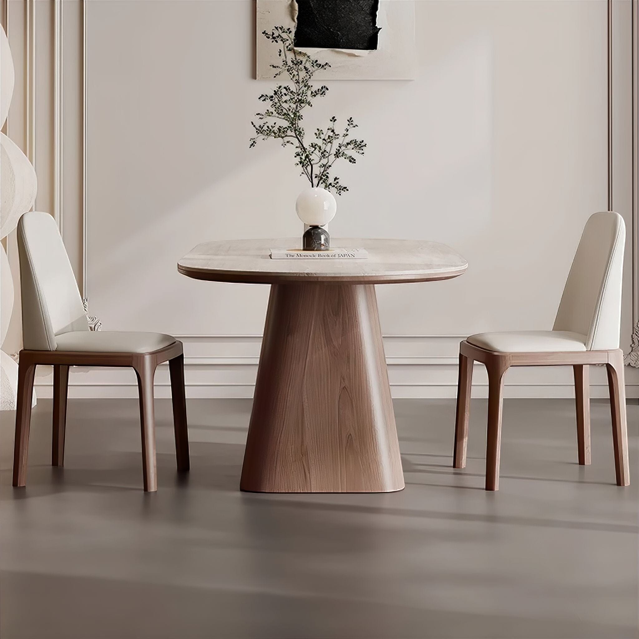 Charles Travertine Dining Table 