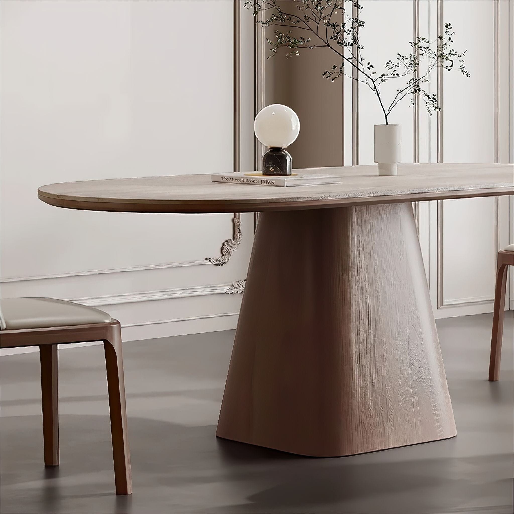 Charles Travertine Dining Table 
