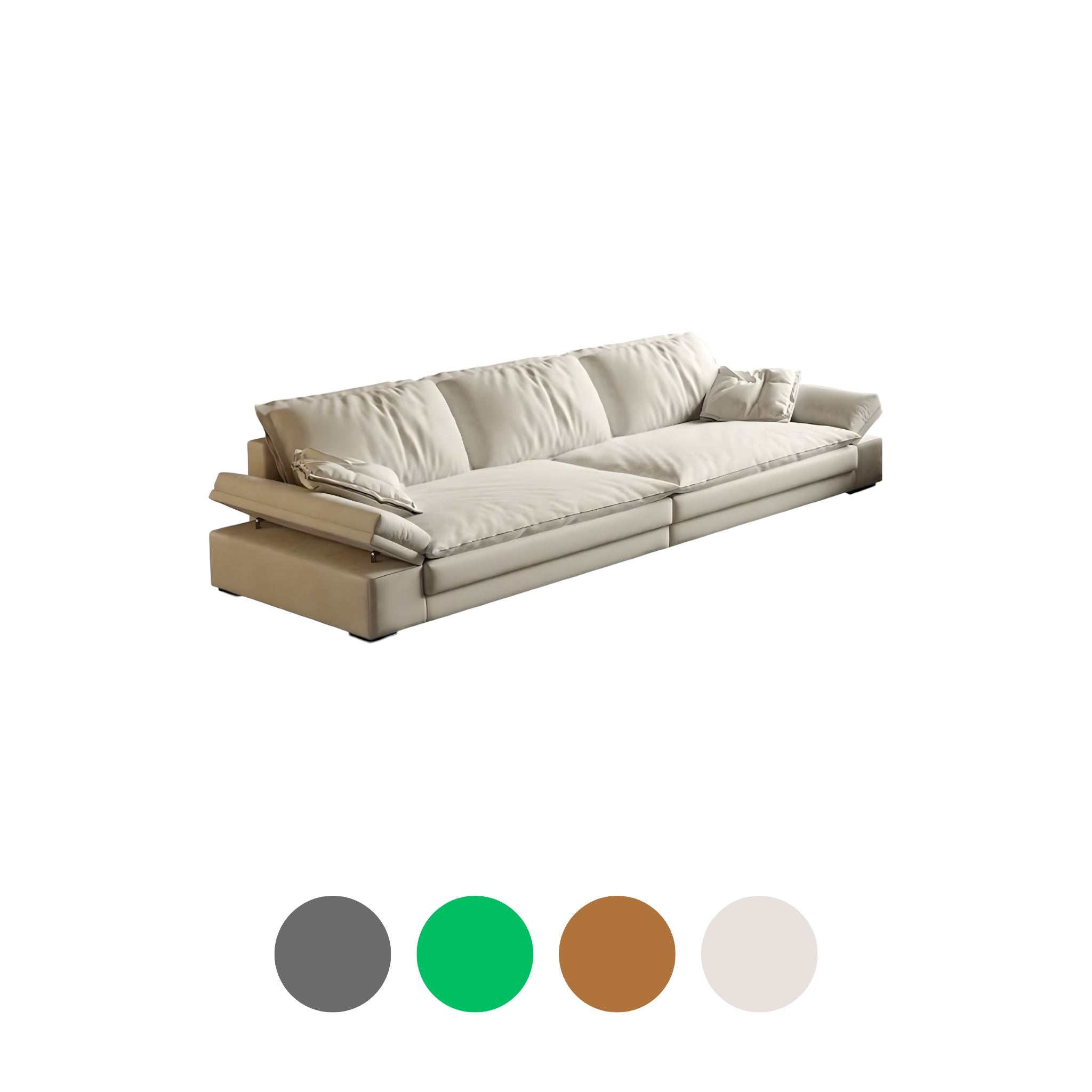 Charlotte Sofa Sofa Beige 220cm 