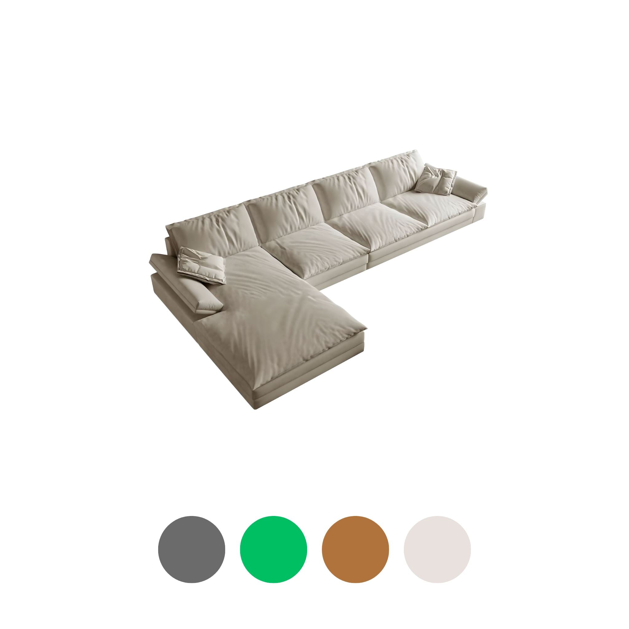 Charlotte Sofa Sofa Beige 320cm + 180cm Chaise 