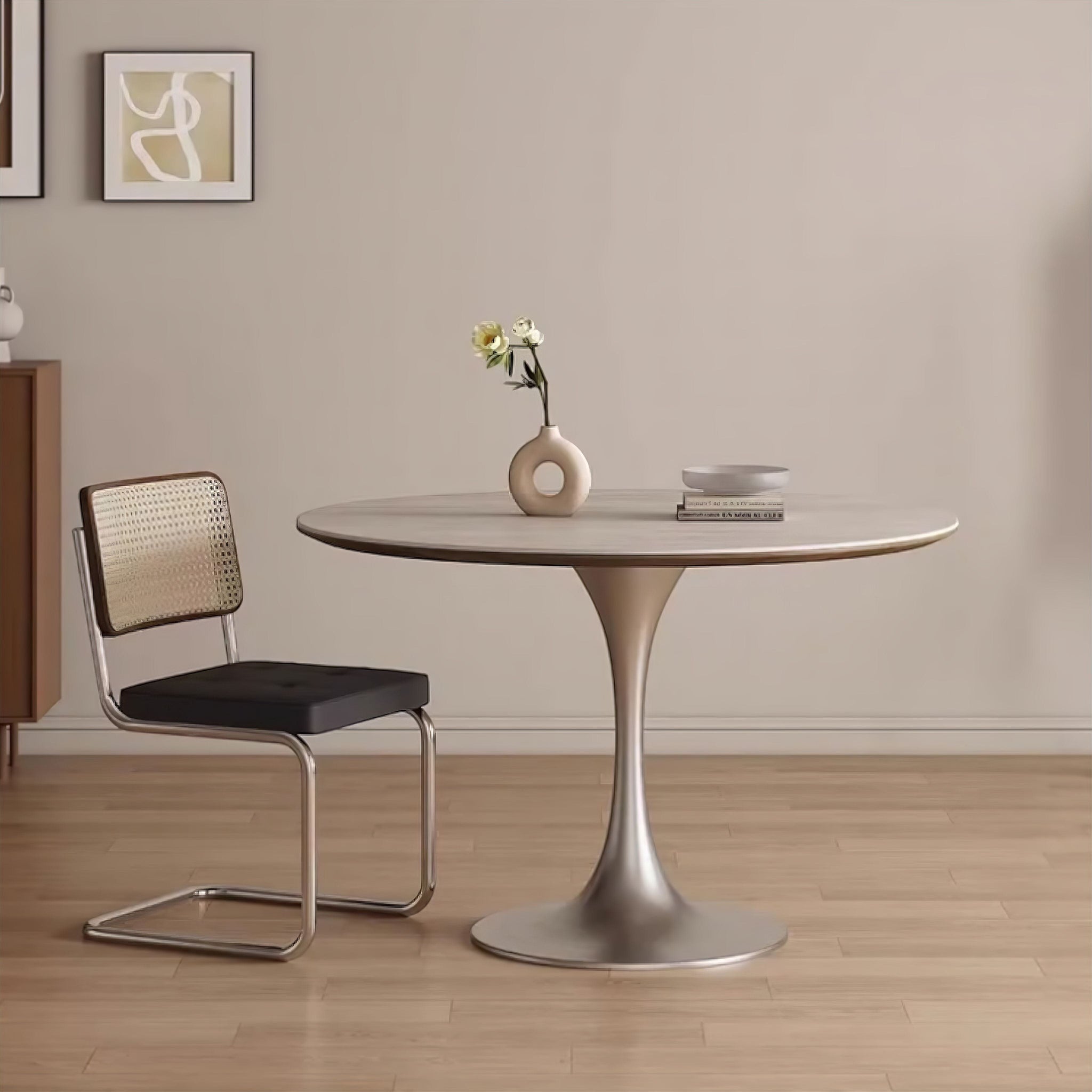 Chiarina Travertine Dining Table (JS) image updated 
