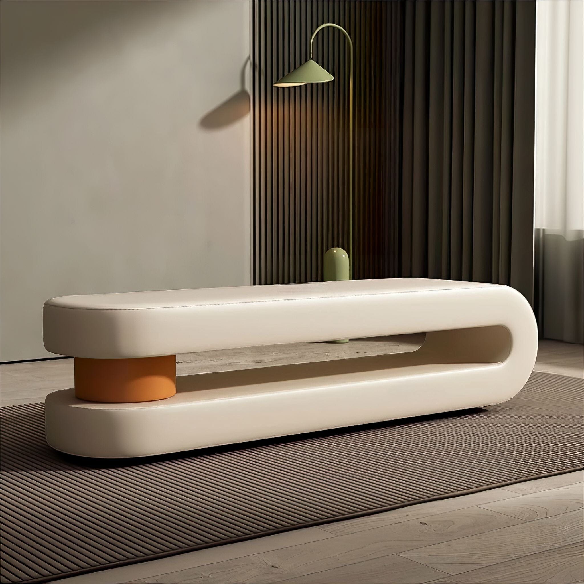 Clara Changing Stool Sofa Beige 90cm 