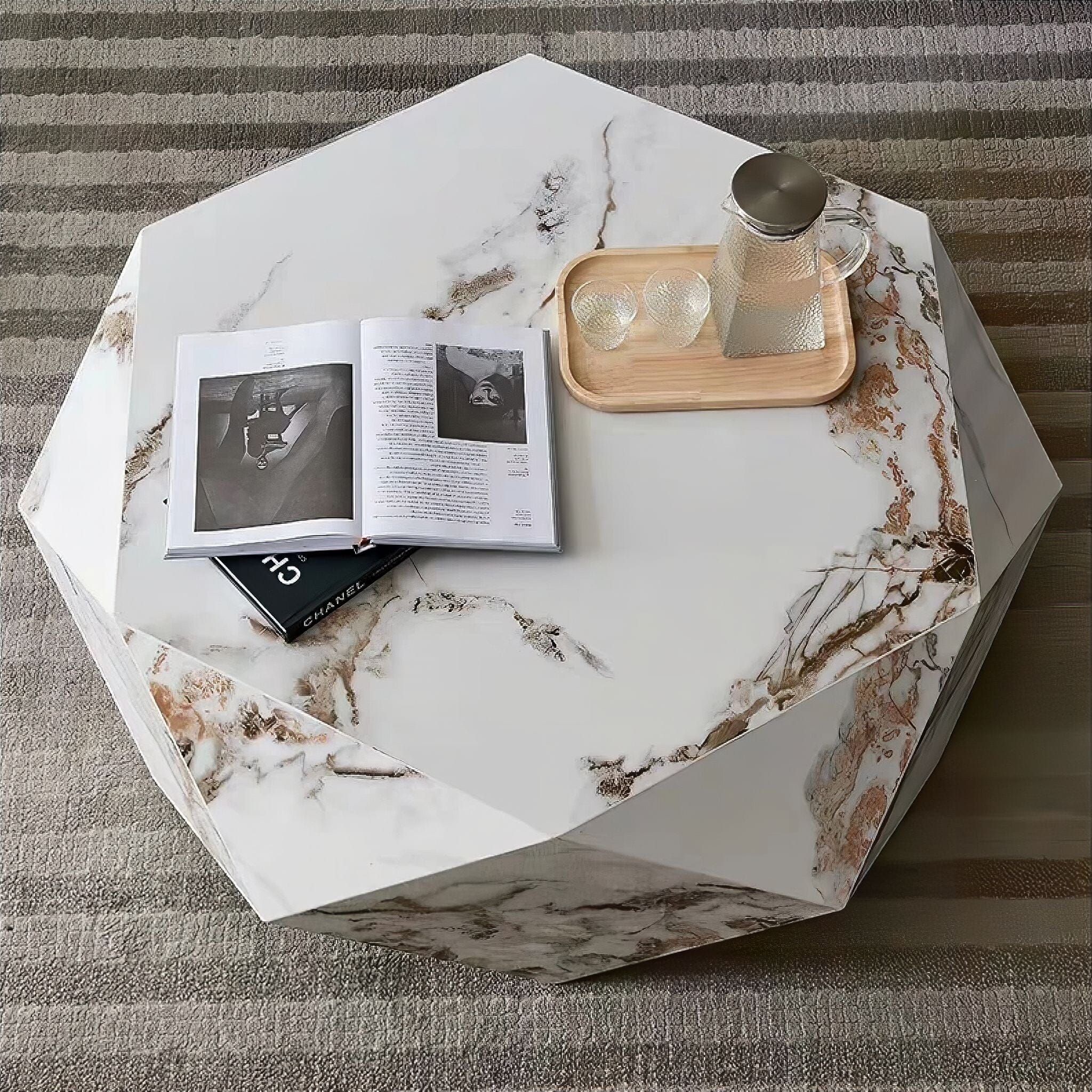 Clara Marble Coffee Table Coffee Table 