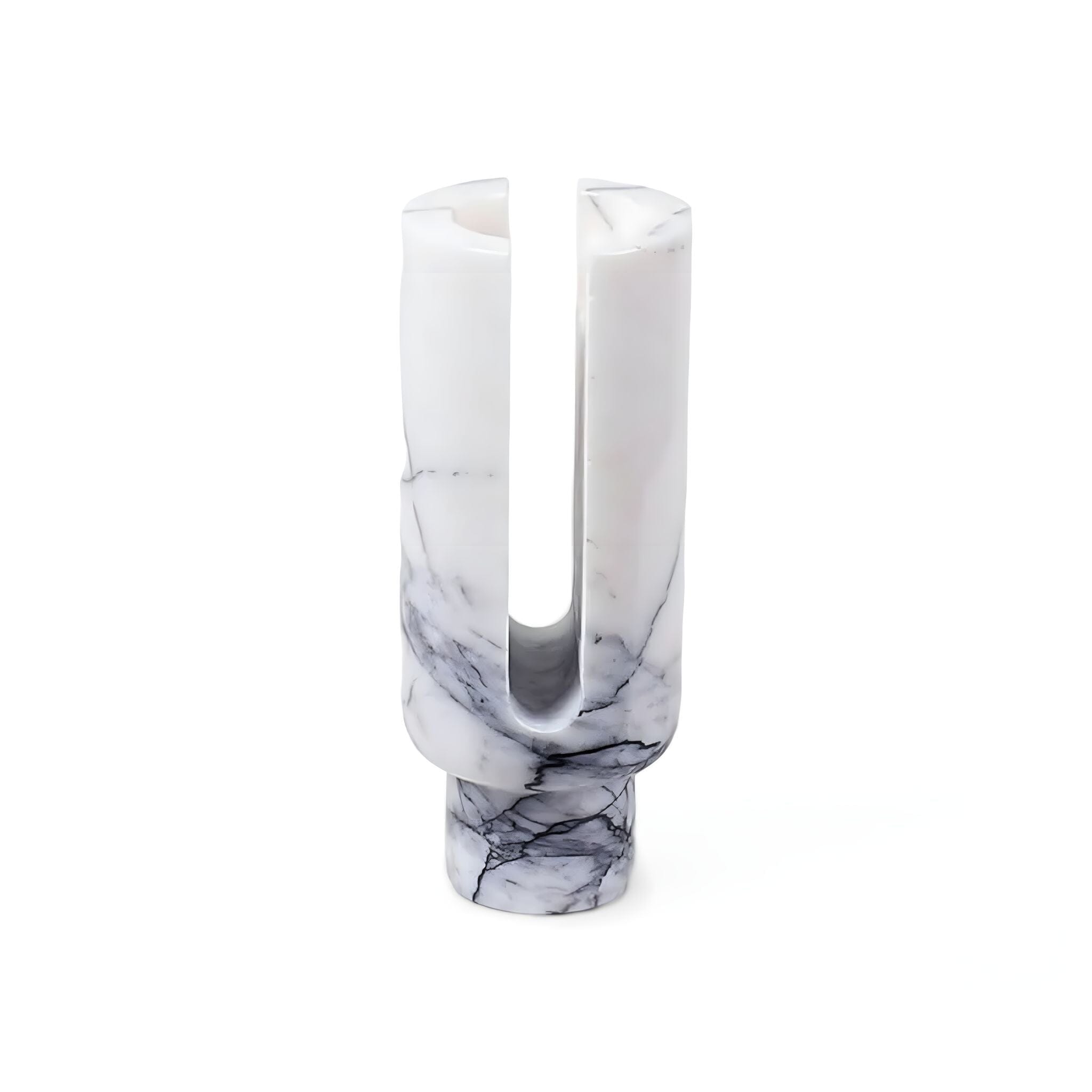 Clarissa Candle Holder White 