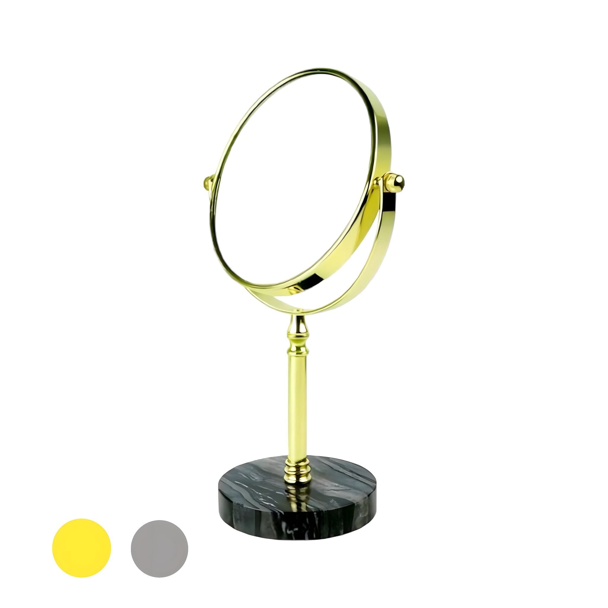 Claude Marble Bathroom Accessories Collection Bathroom Accessories Cosmetic Mirror (silver) 