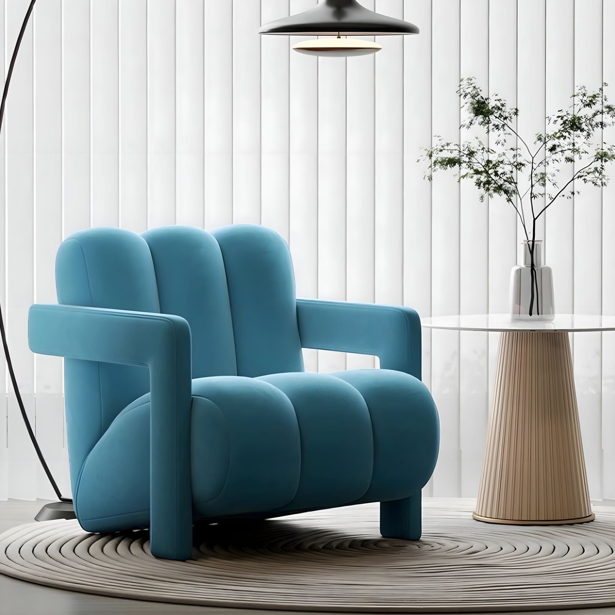 Clémence Occasional Chair Sofa Blue 