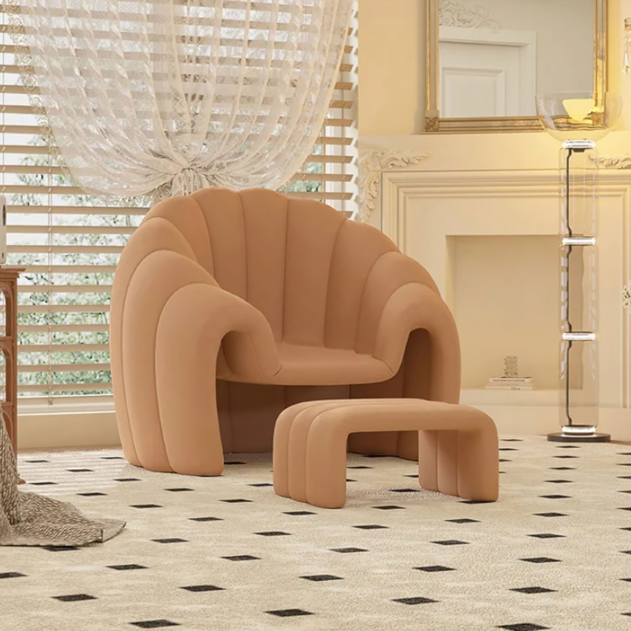 Colette Peacock Occasional Chair Chair Camel 