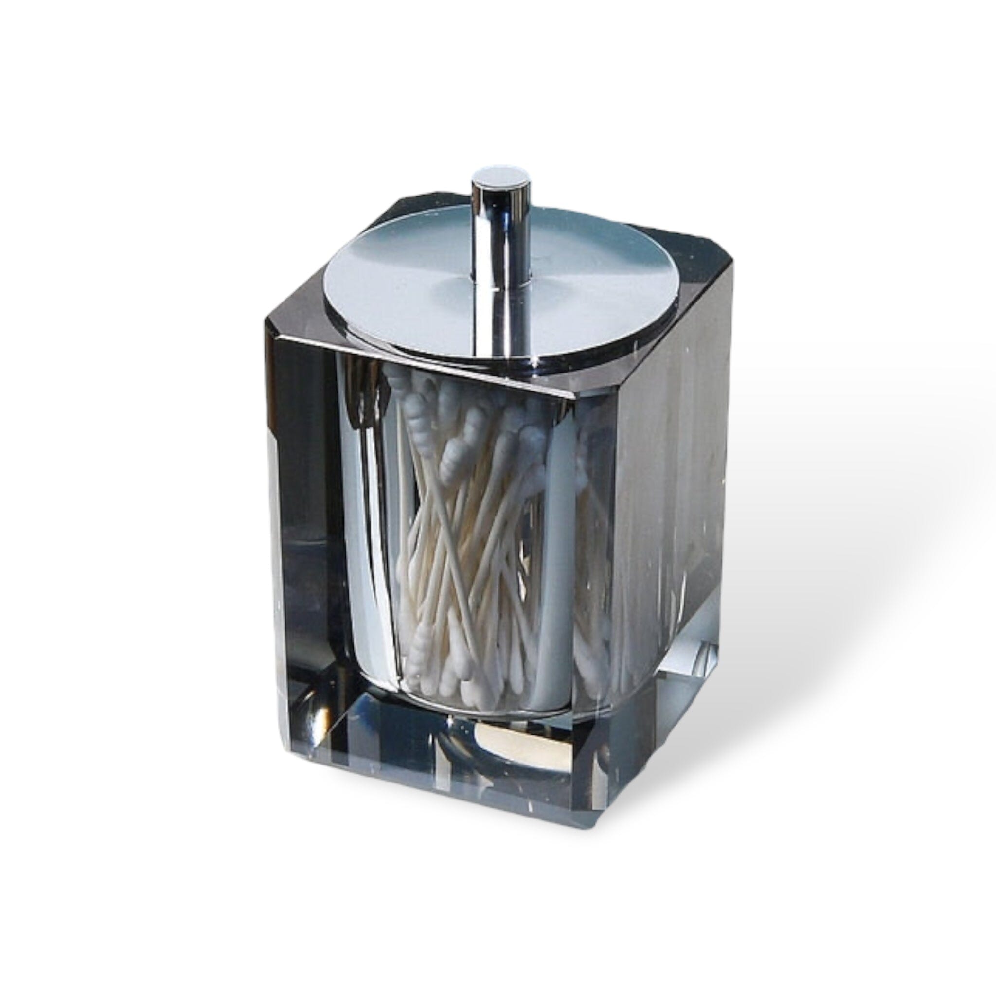 Crystal Bathroom Accessories Bathroom Accessories Cotton Swab Box 