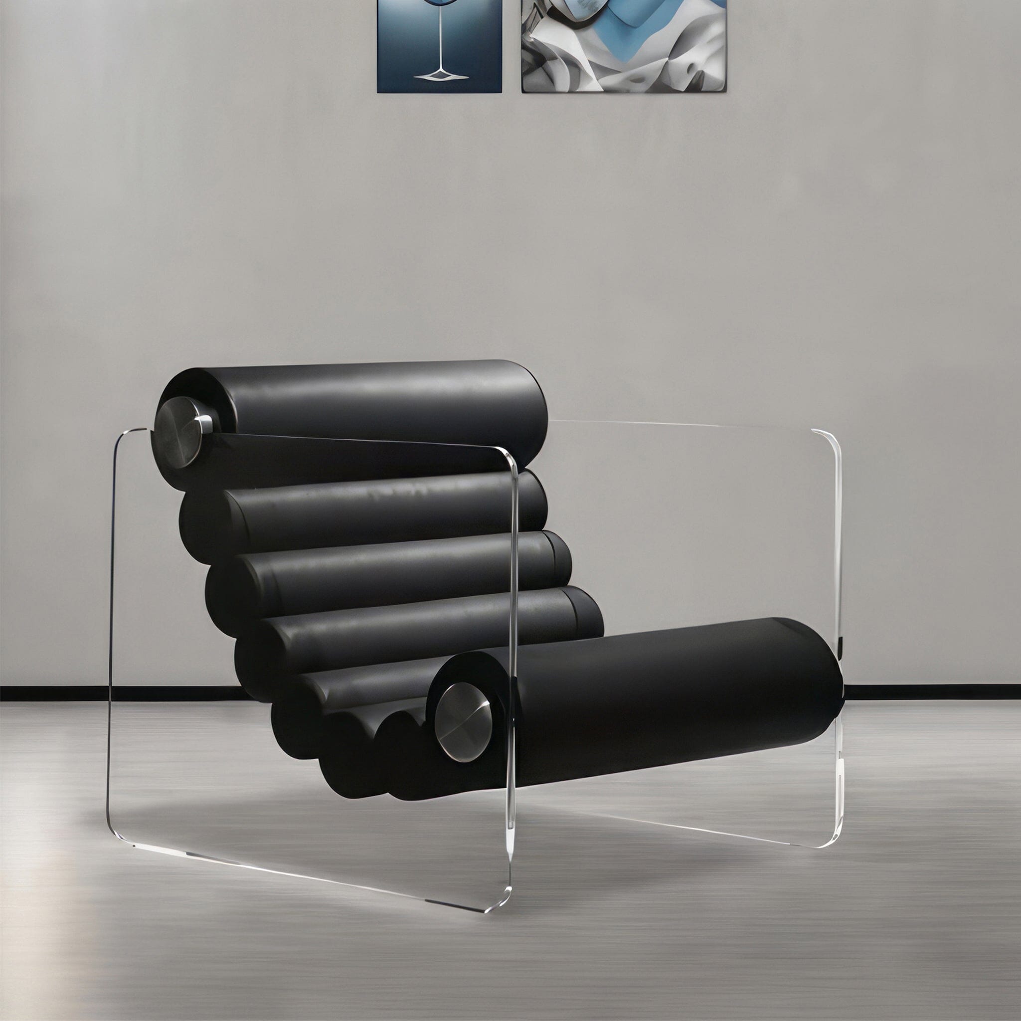 Crystal Vista Occasional Chair Occasional Chair Black 