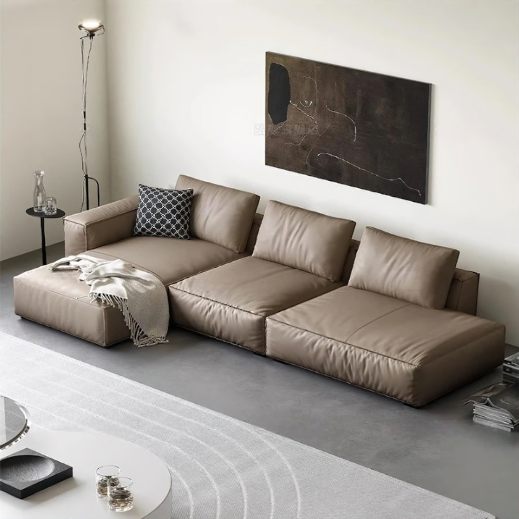 Delphine Sofa (redo description elborate on what upholstery is used. I want to full paragraphs) (GP) 