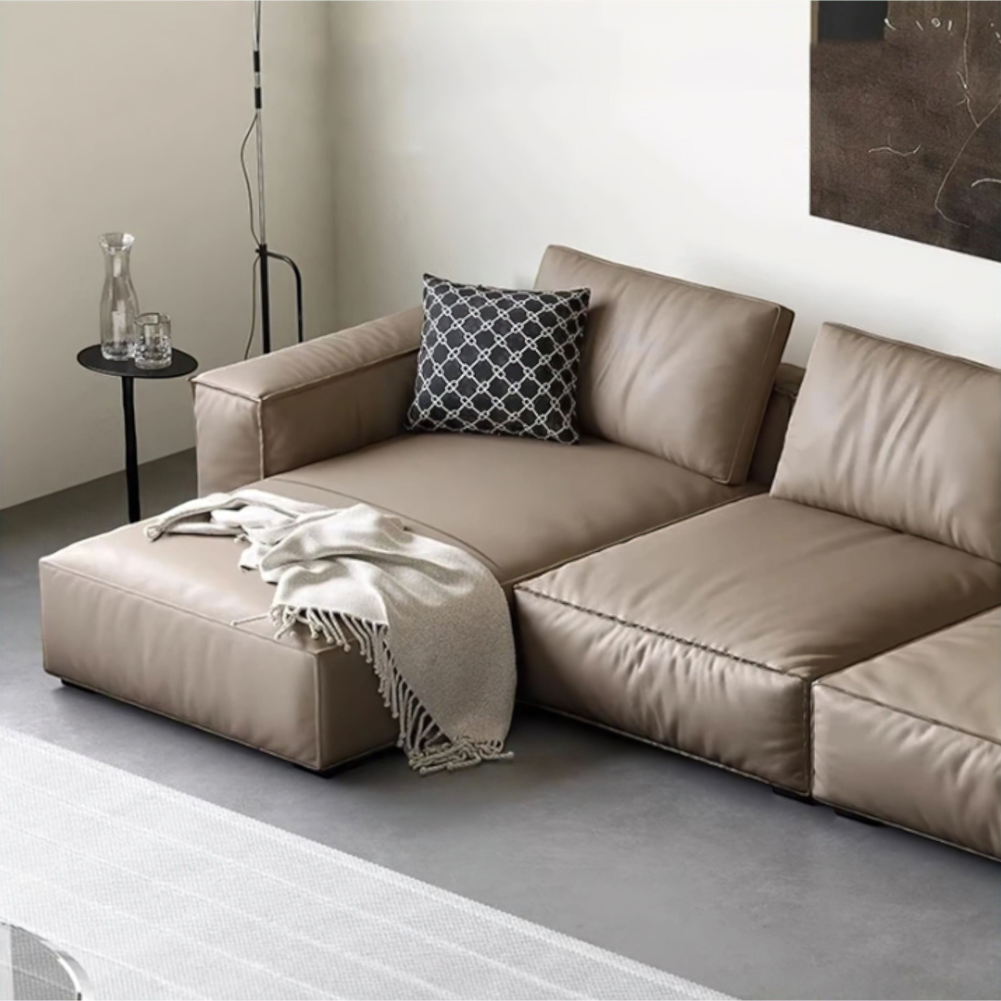 Delphine Sofa (redo description elborate on what upholstery is used. I want to full paragraphs) (GP) 