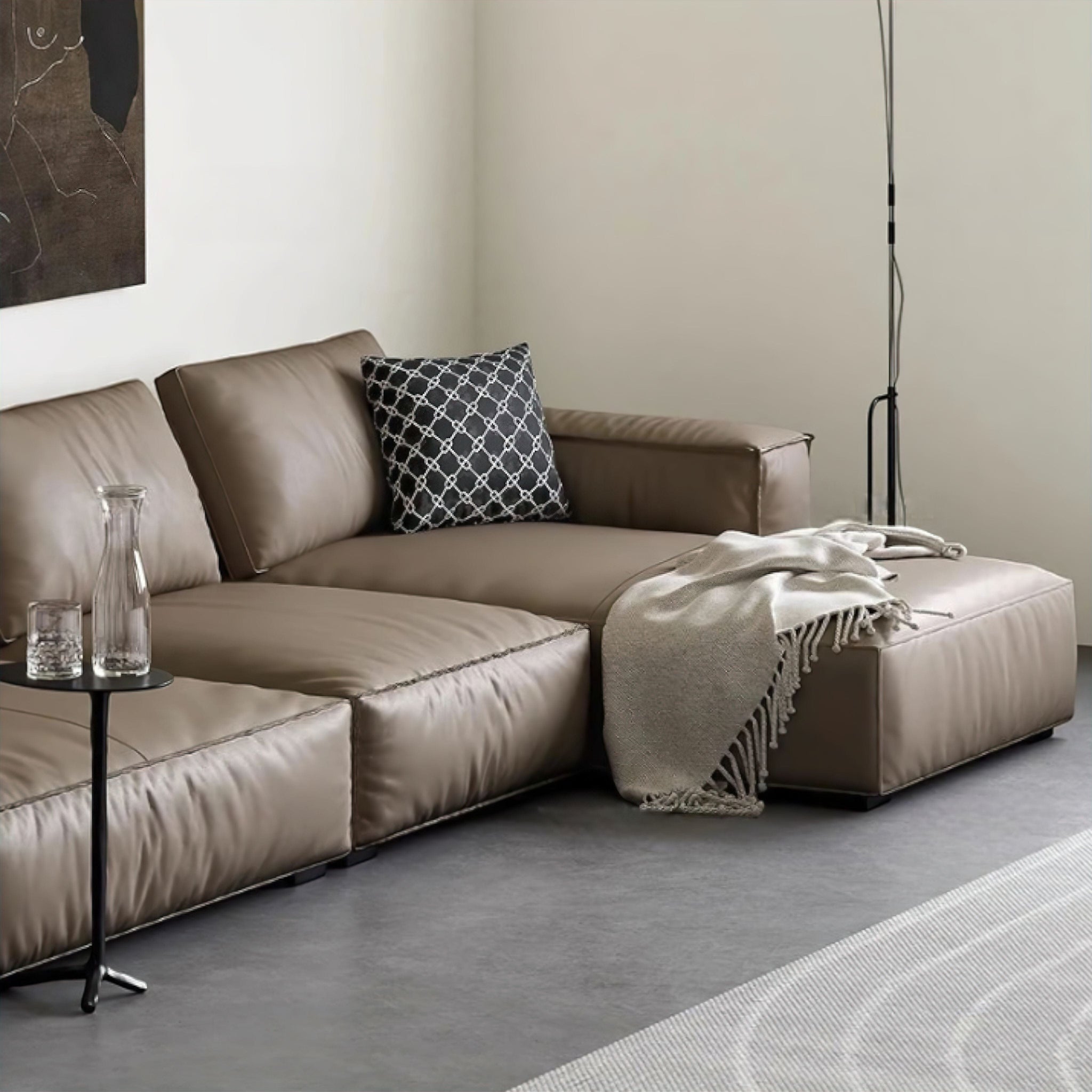 Delphine Sofa (redo description elborate on what upholstery is used. I want to full paragraphs) (GP) 