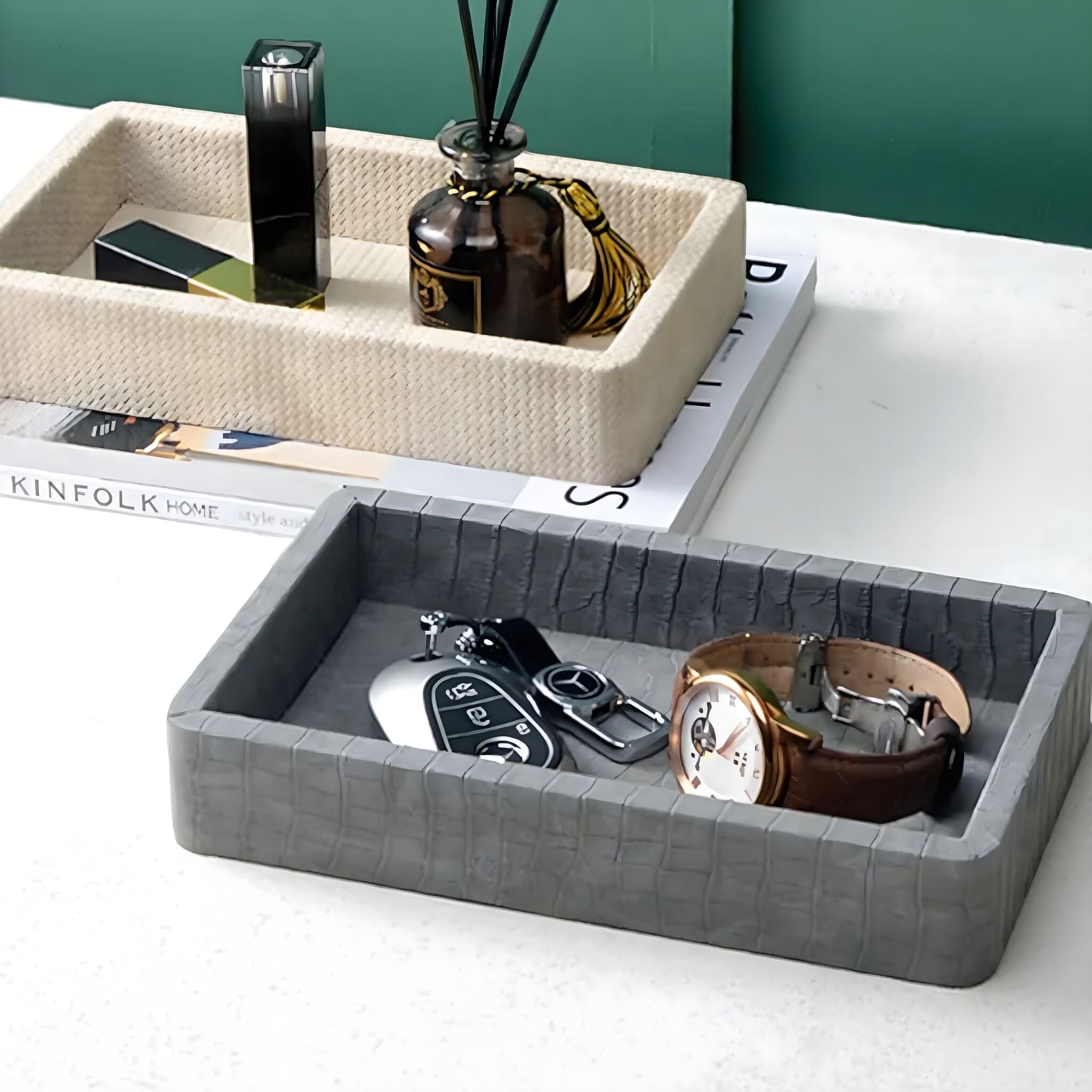 Elegant Storage & Display Decorative Trays 