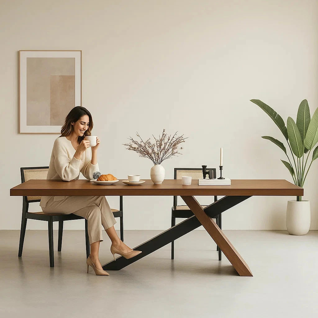 Eleonore Timber Dining Table 