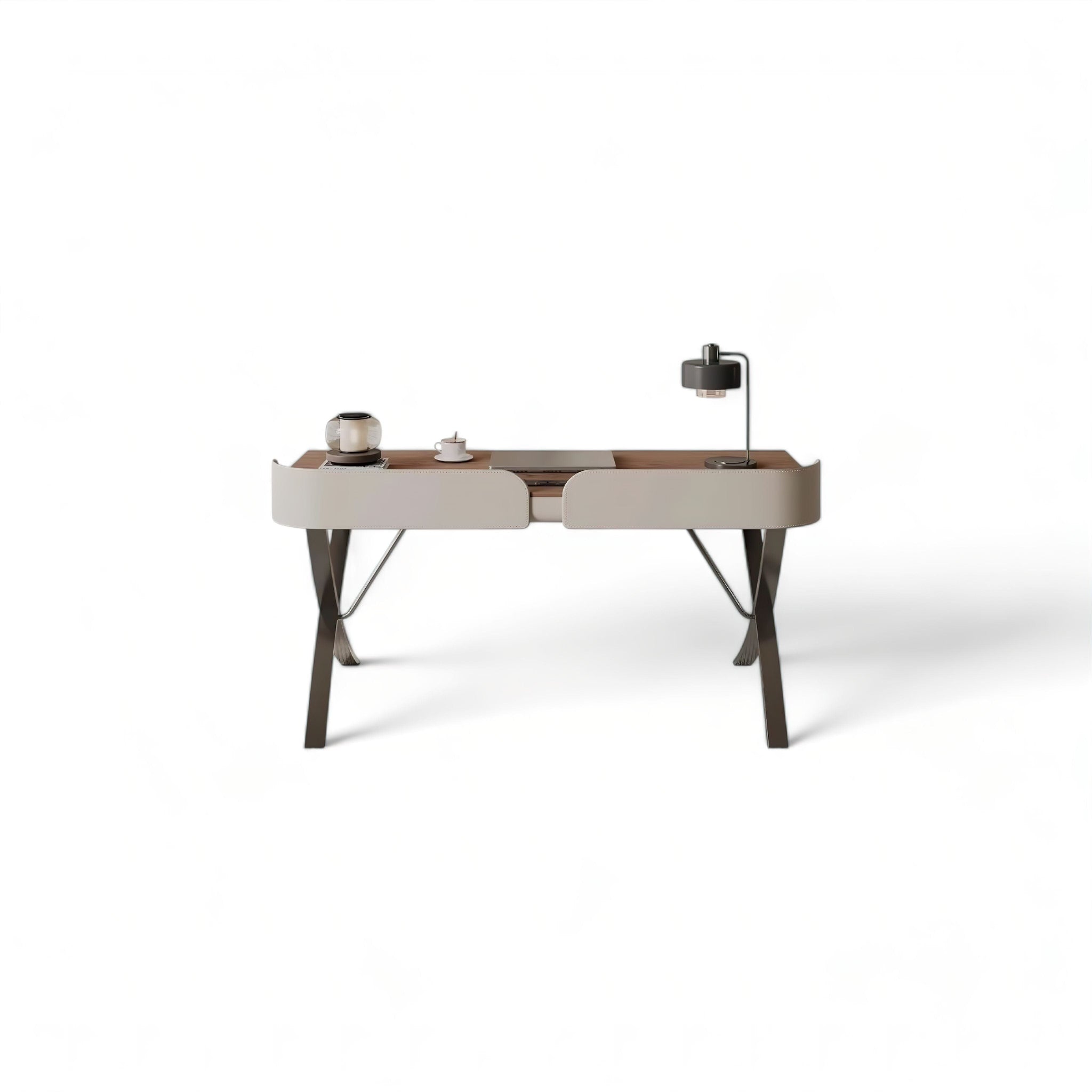 Elio Office Desk (JS) Brown 120cm 