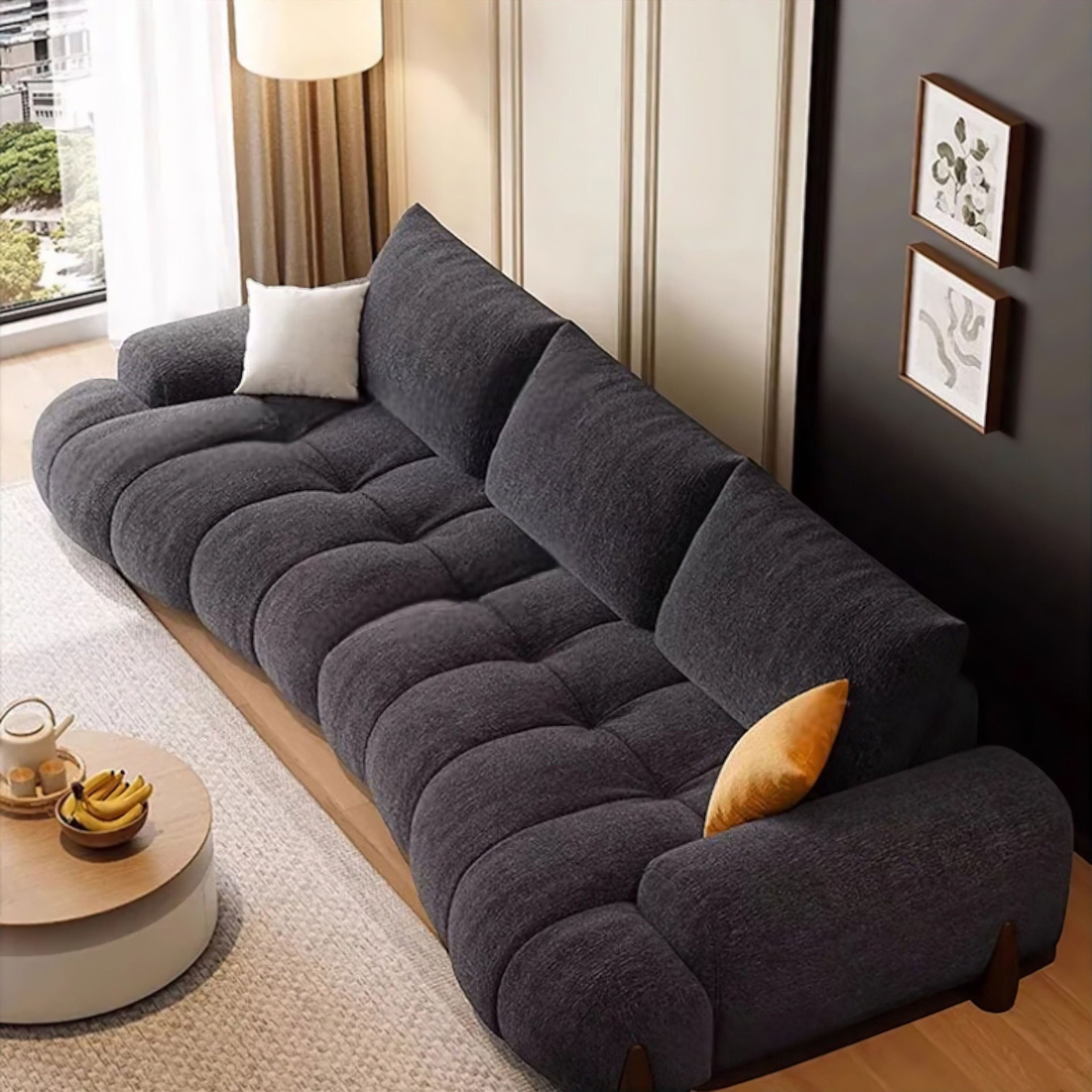 Sofa Qsof Sofá Emilia | Sofás modernos para sala de estar | Sofá de lujo ...